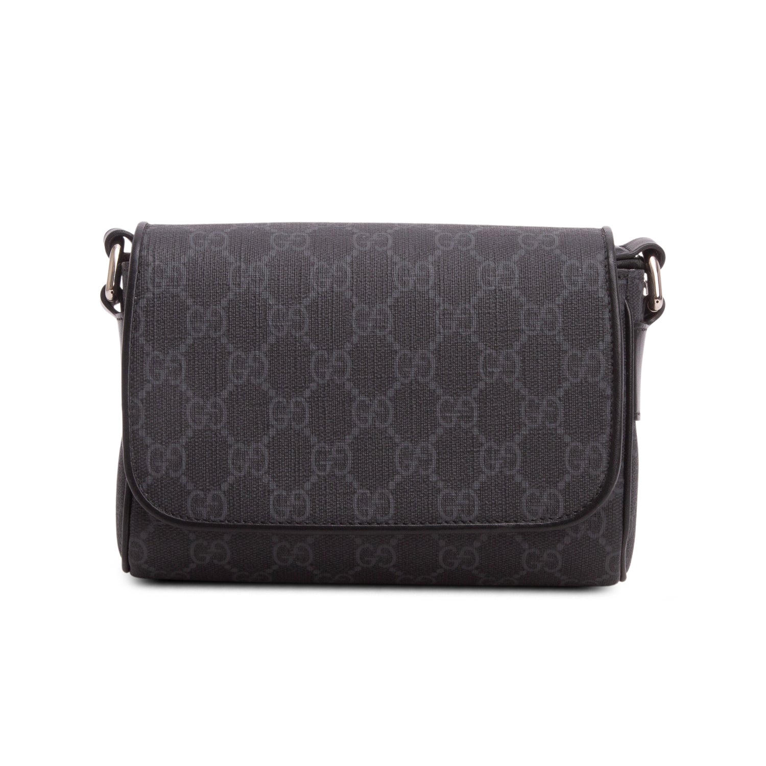 Gucci Black GG Supreme Monogram Super Mini Bag