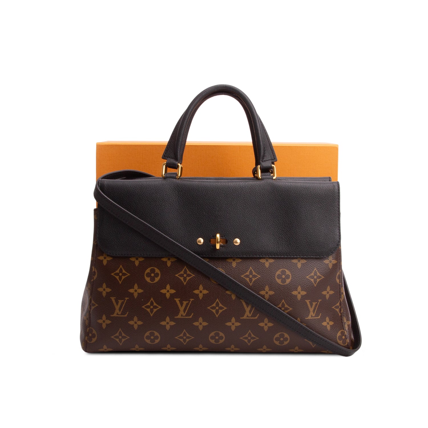 Louis Vuitton Monogram Black Venus w/ Box & Strap