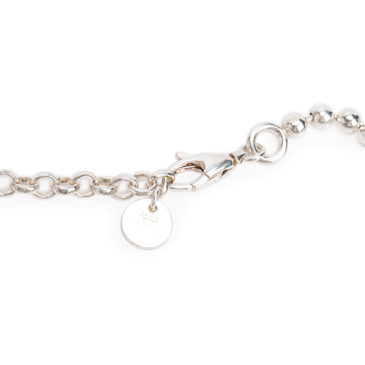 Gucci Sterling Silver Interlocking G Pendant Necklace