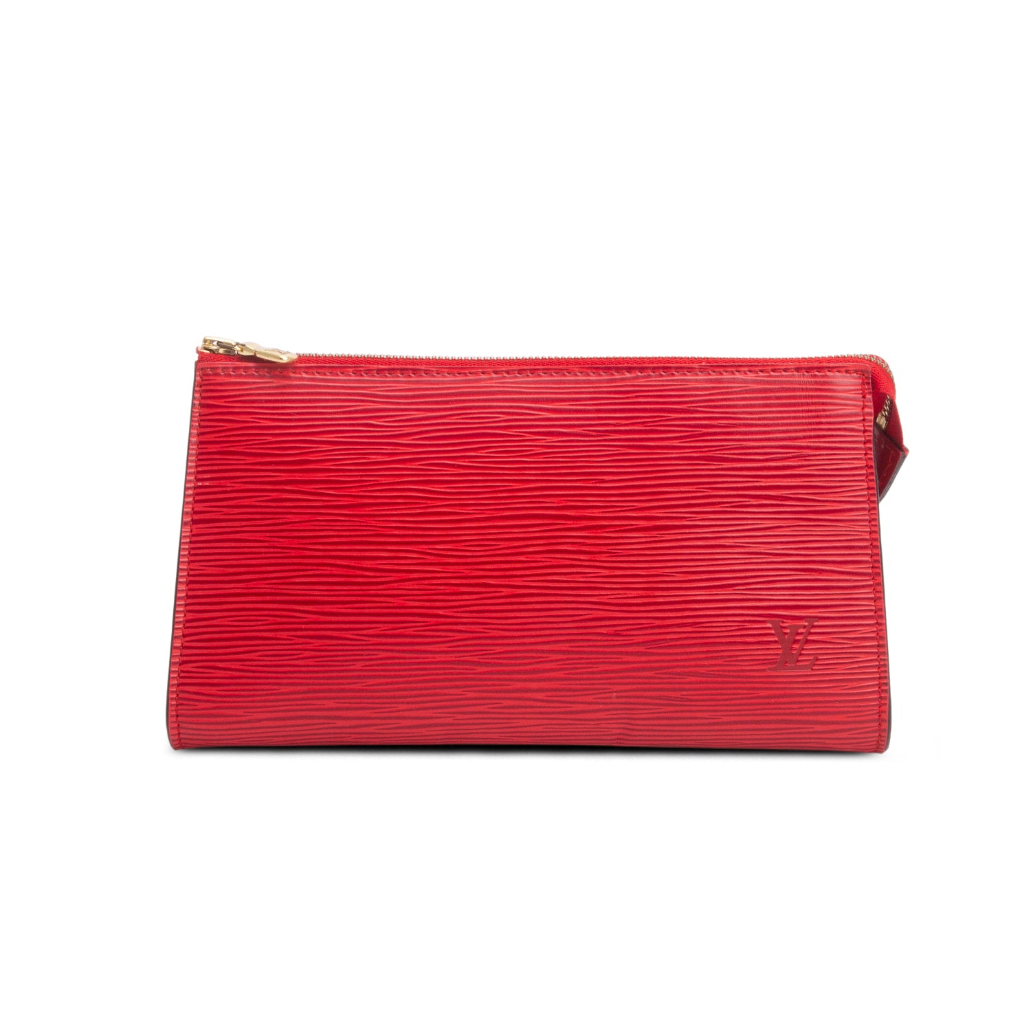 Louis Vuitton Vintage Red Epi Leather Pochette Accessories 24