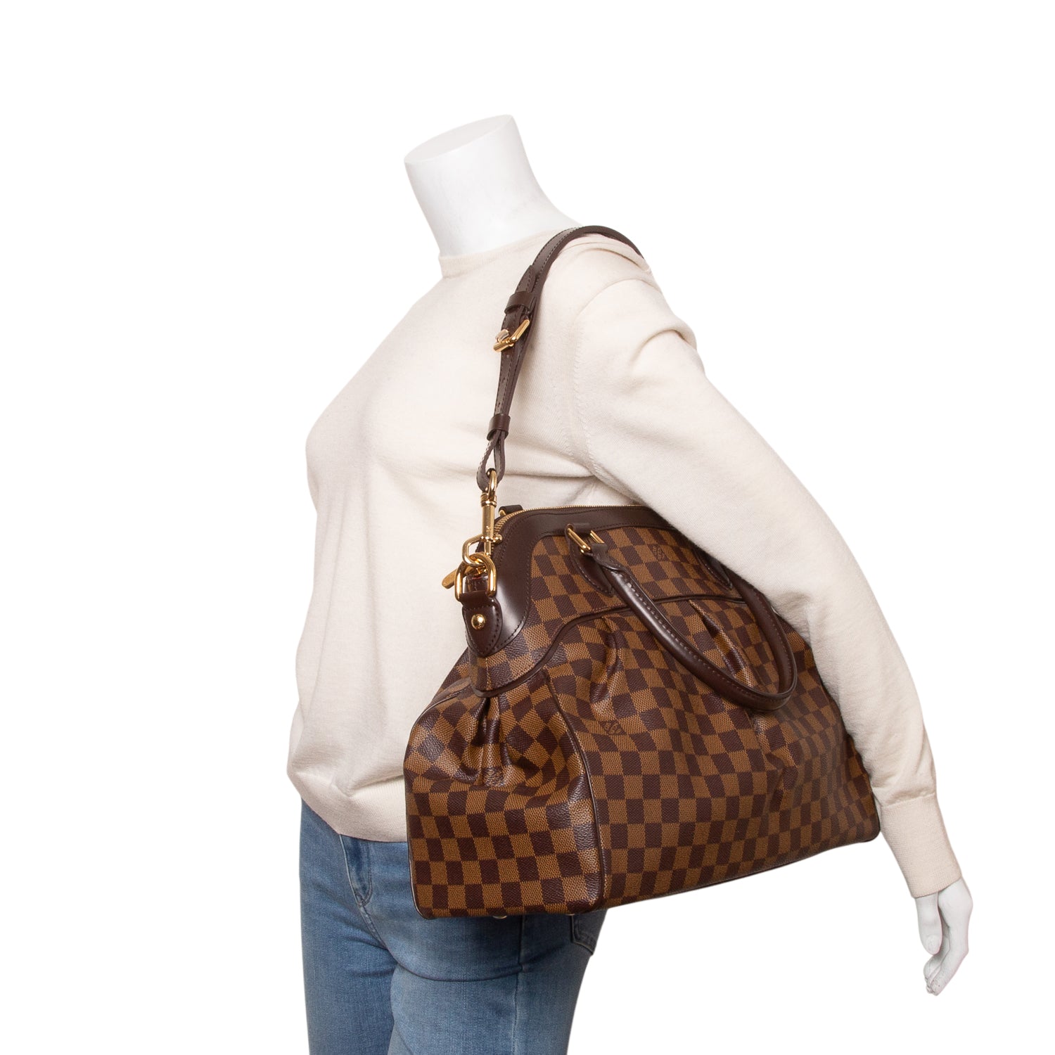Louis Vuitton Damier Ebene Trevi GM w/ Strap