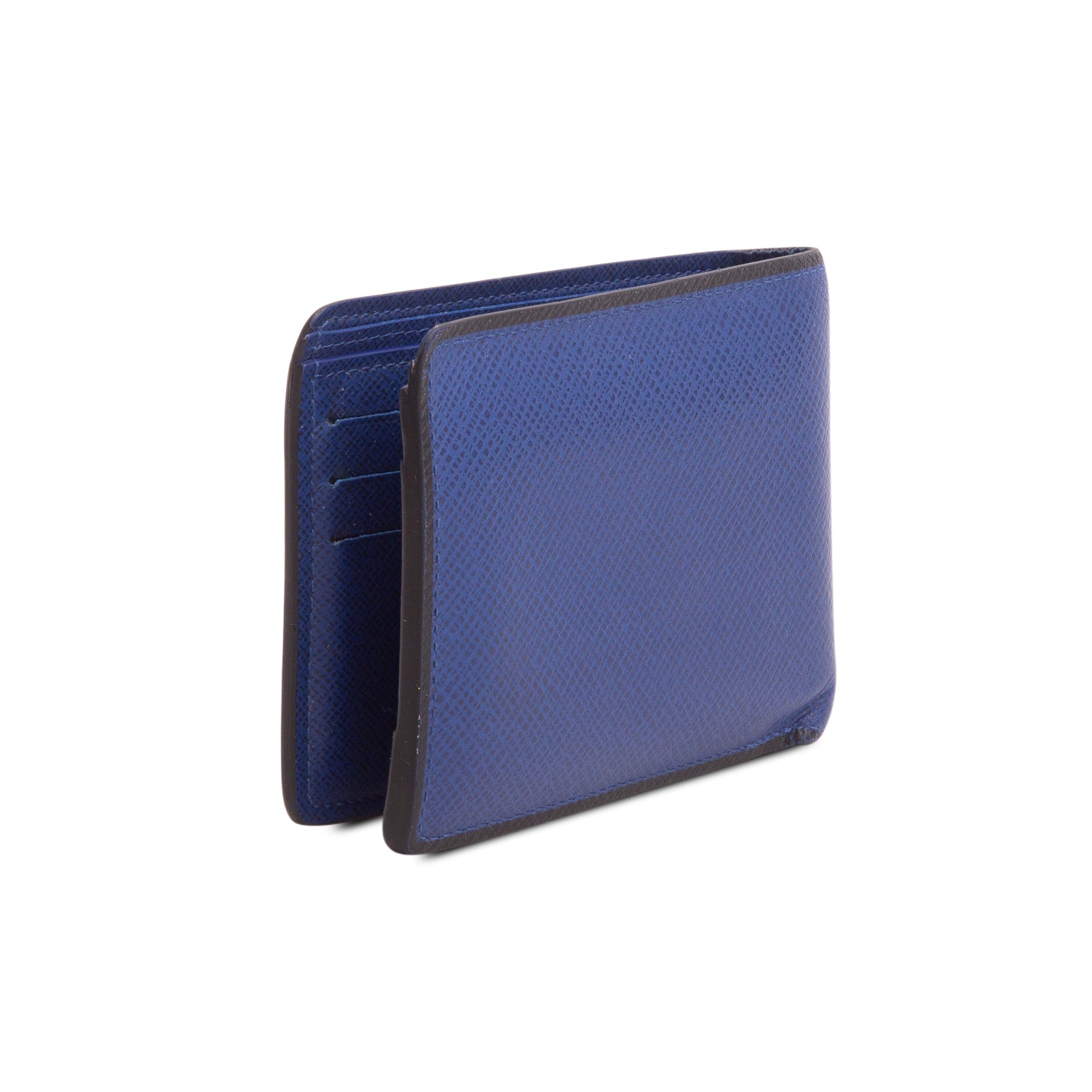 Louis Vuitton Blue Taiga Multiple Wallet w/ Box