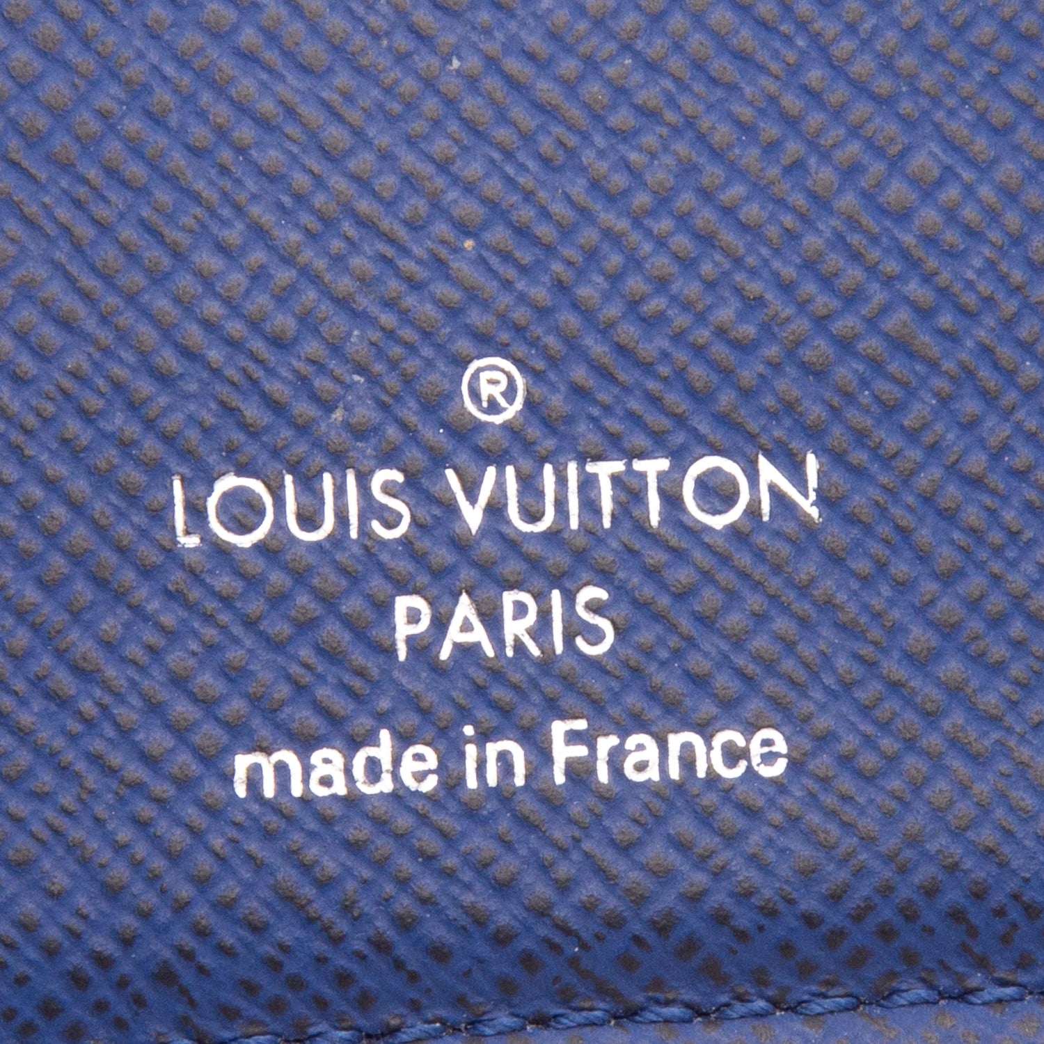 Louis Vuitton Blue Taiga Multiple Wallet w/ Box