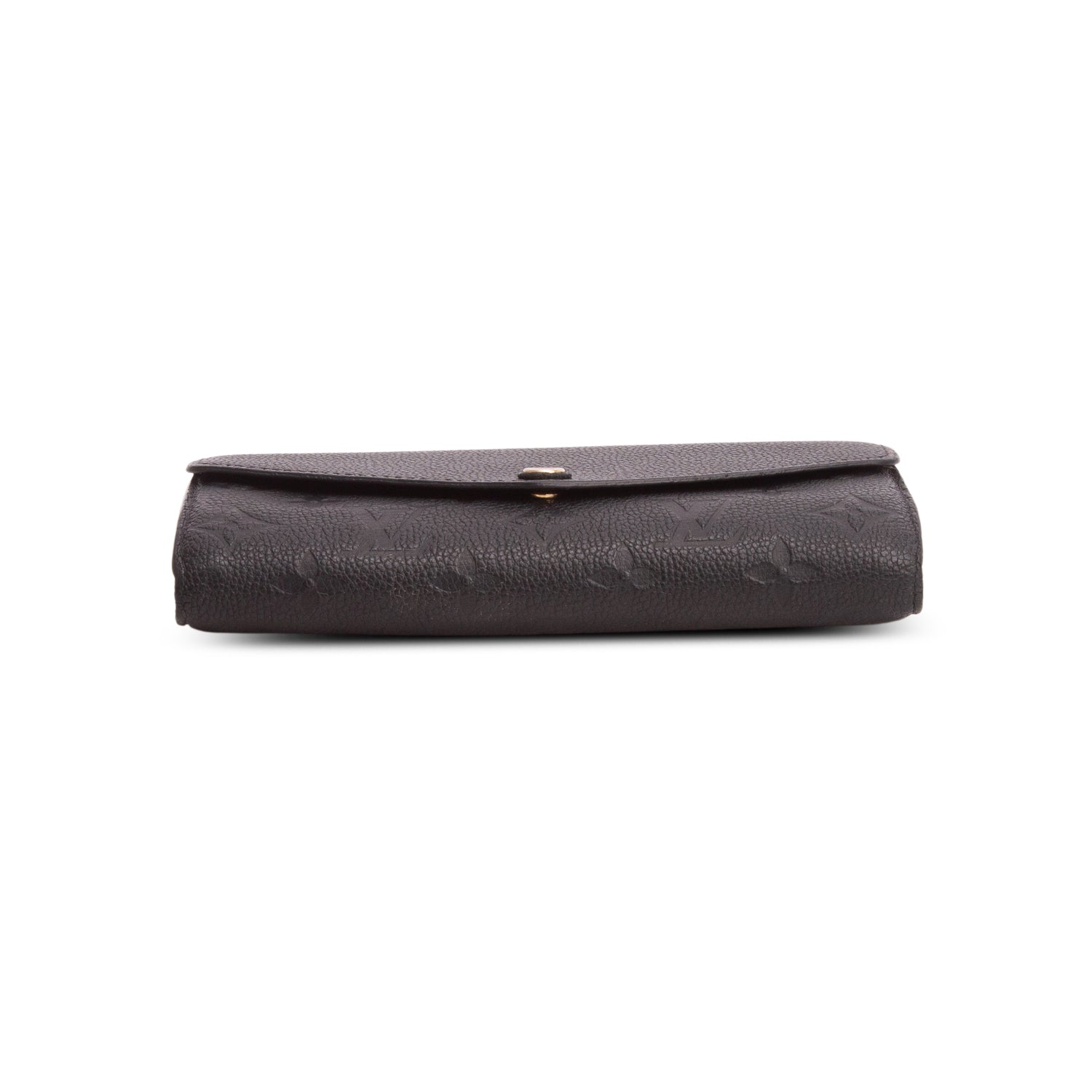 Louis Vuitton Black Monogram Empreinte Leather Sarah Wallet w/ Box
