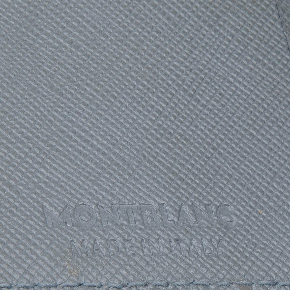 Montblanc Navy Saffiano Leather Sartorial Card Holder