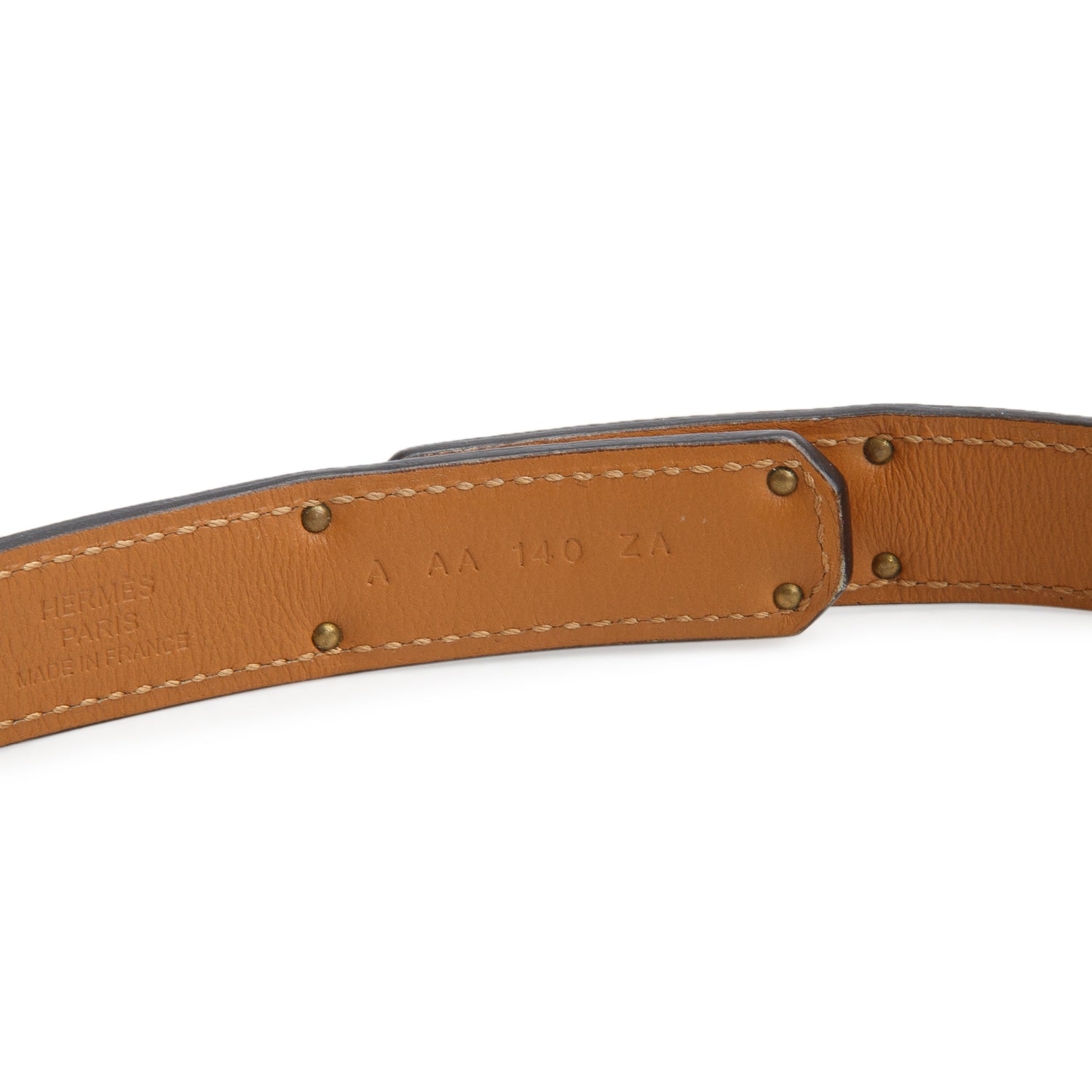 Hermes Blanc Veau Epsom Kelly 18 Belt