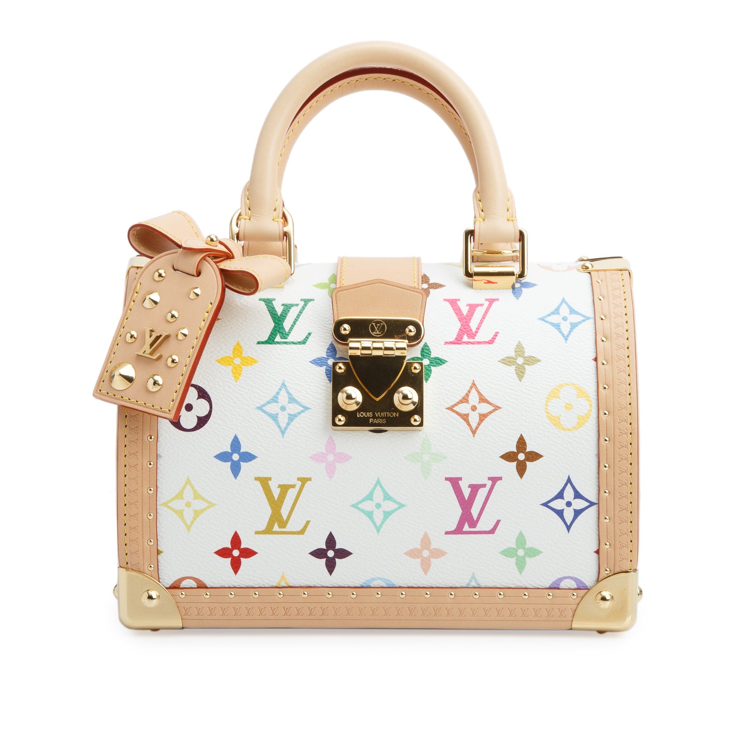 Louis Vuitton Monogram Multicolor LV x TM Speedy Trunk 20 w/ Strap