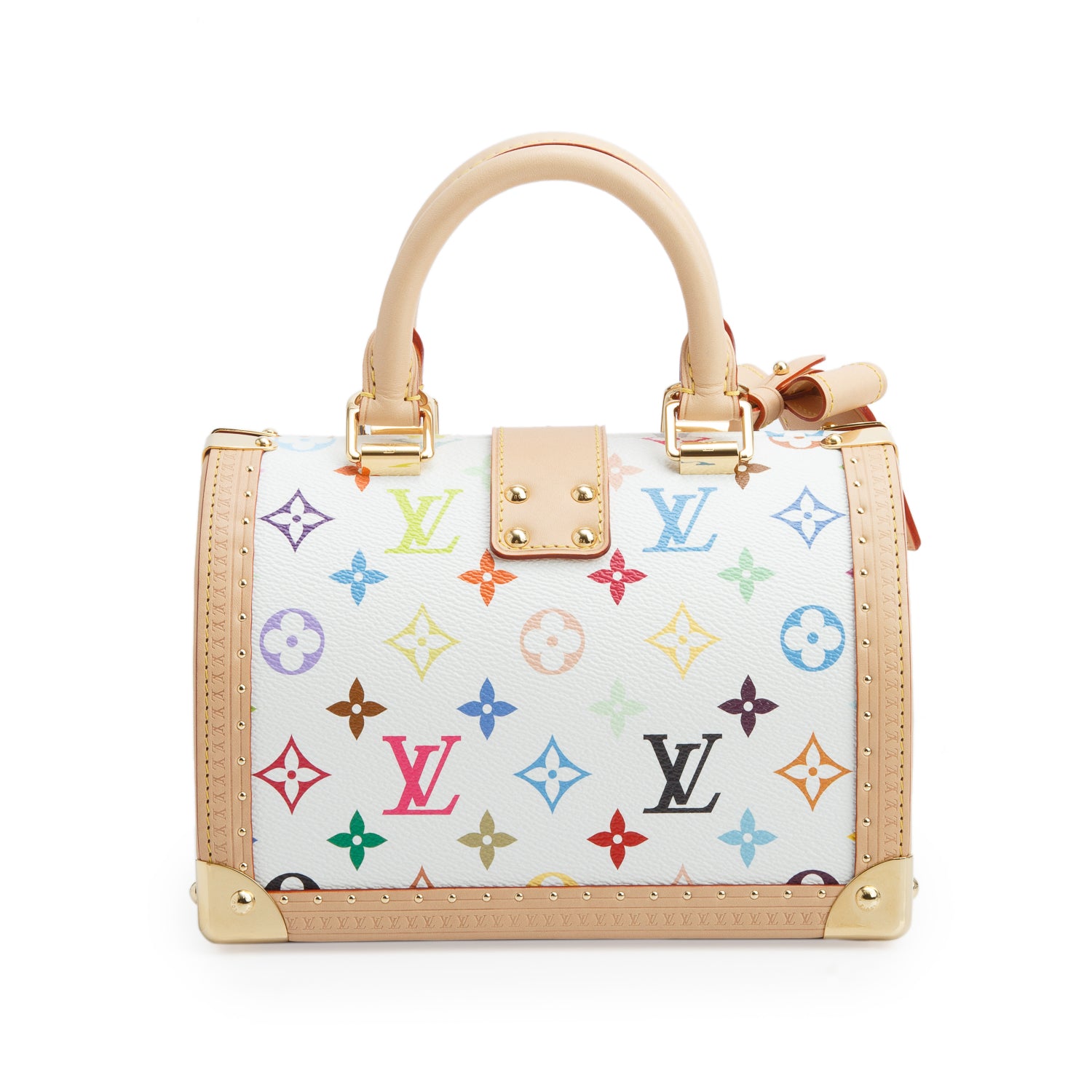 Louis Vuitton Monogram Multicolor LV x TM Speedy Trunk 20 w/ Strap
