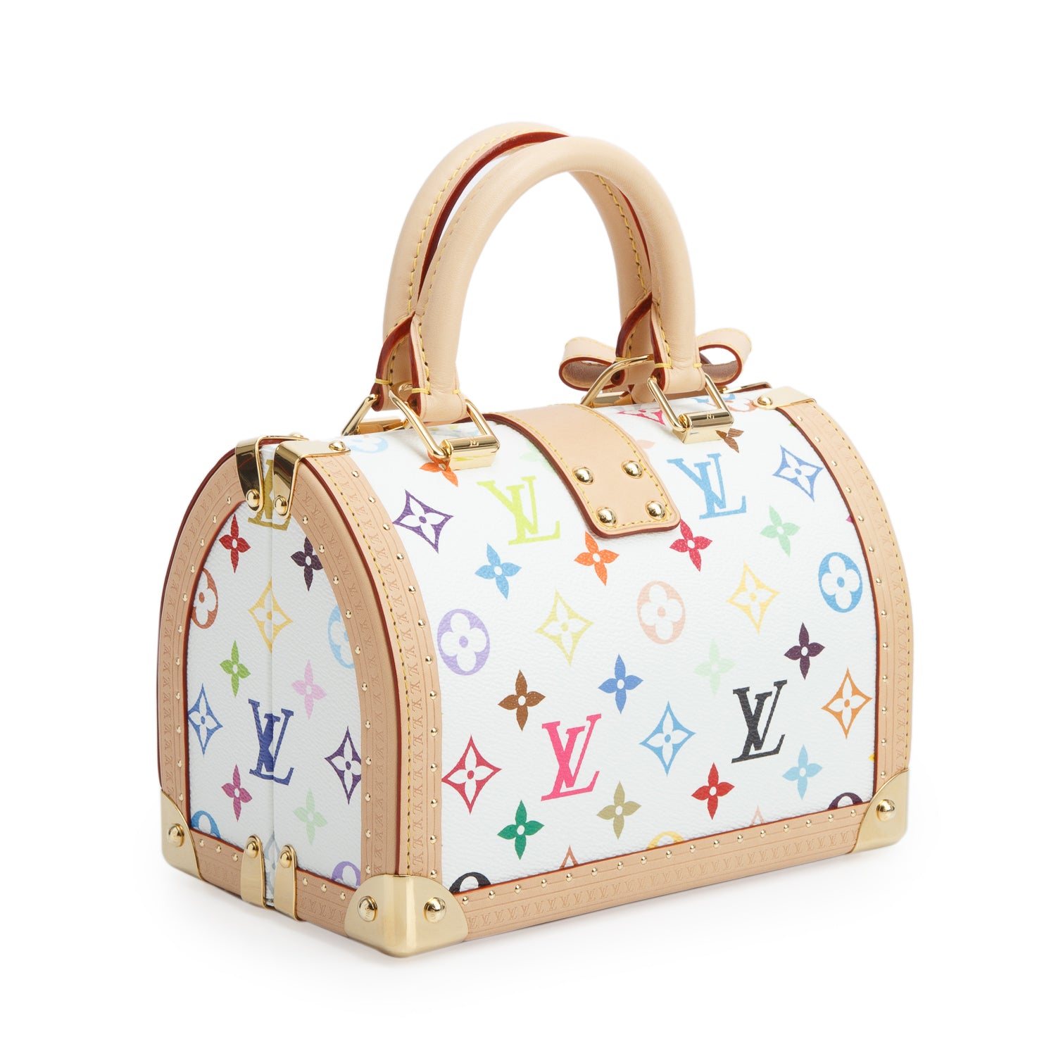 Louis Vuitton Monogram Multicolor LV x TM Speedy Trunk 20 w/ Strap