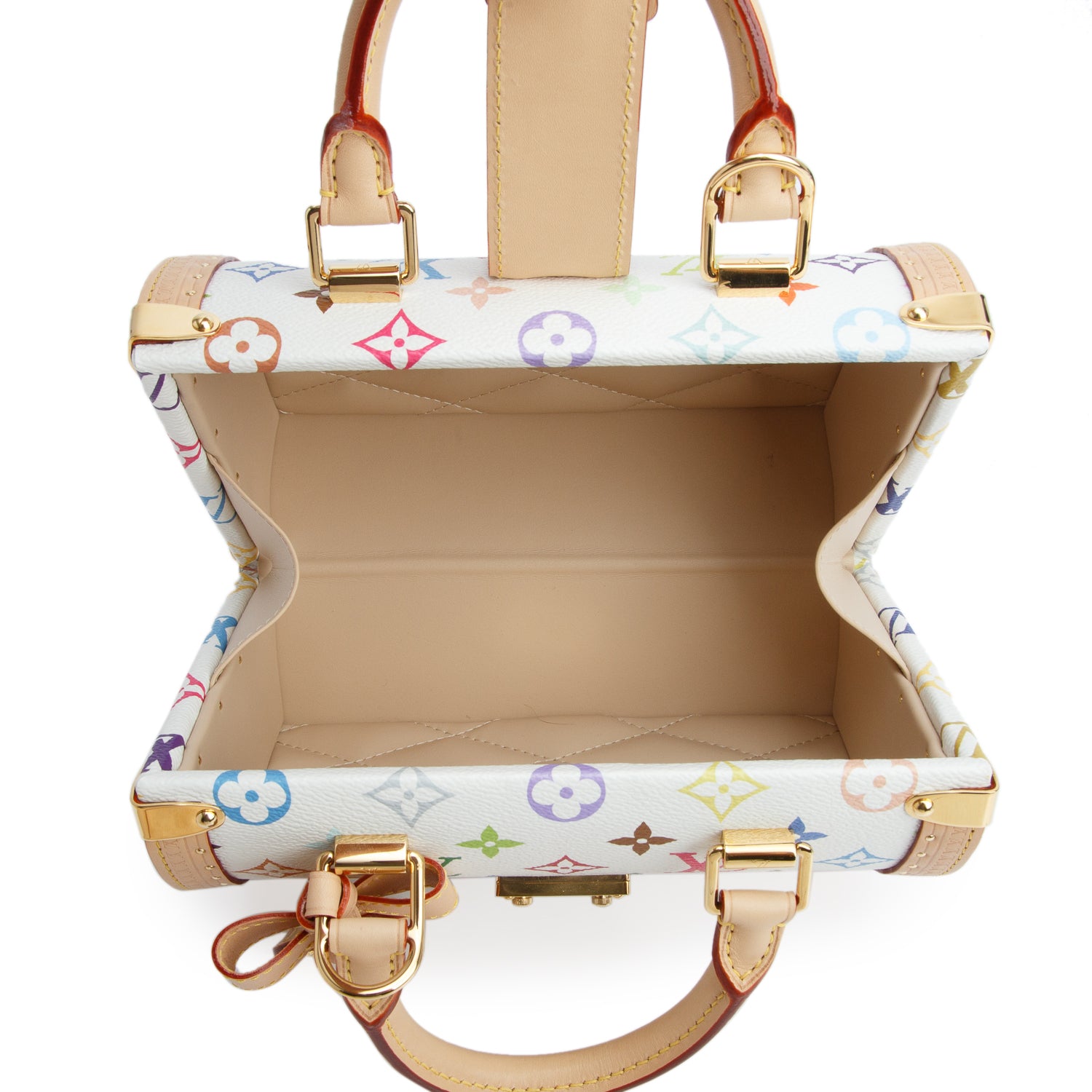 Louis Vuitton Monogram Multicolor LV x TM Speedy Trunk 20 w/ Strap