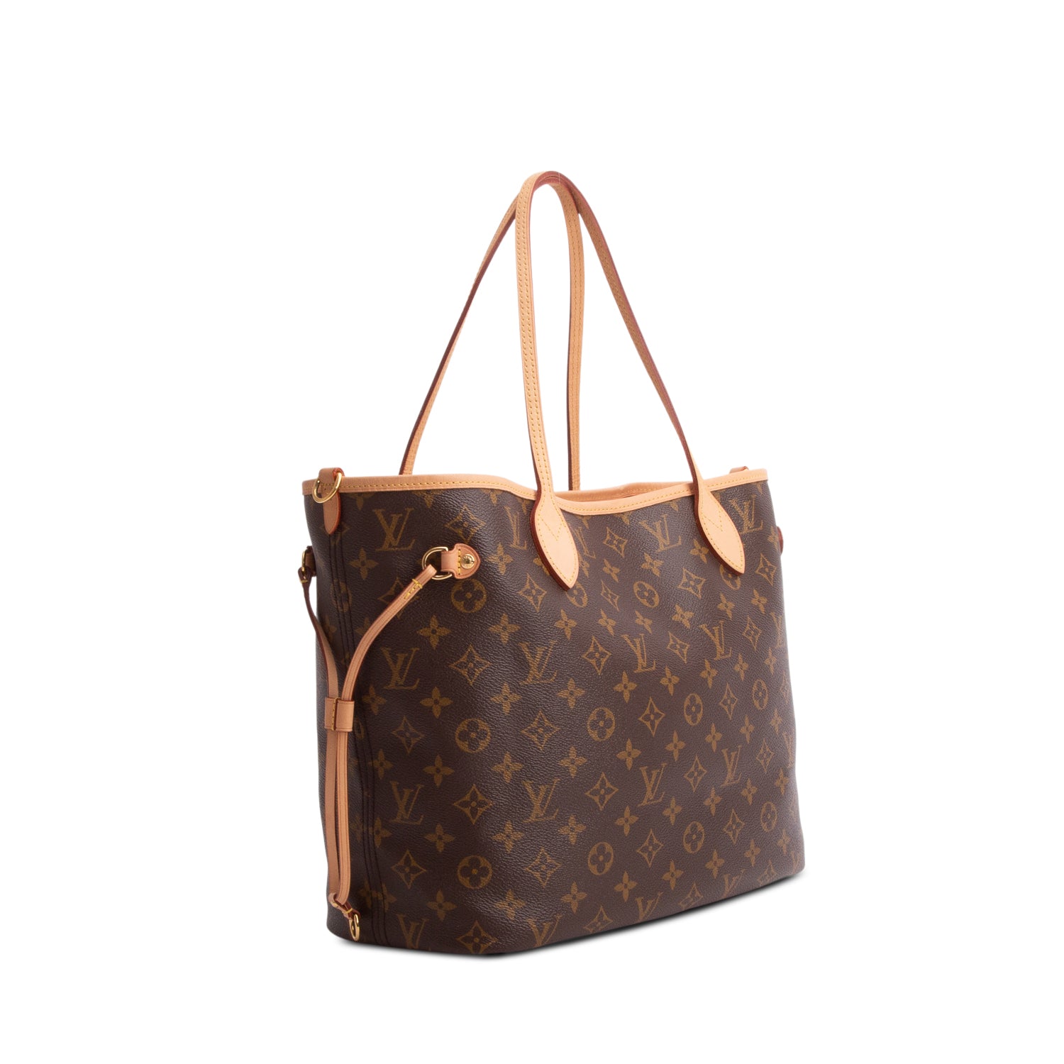 Louis Vuitton Monogram Neverfull Bandouliere Inside Out MM w/ Strap