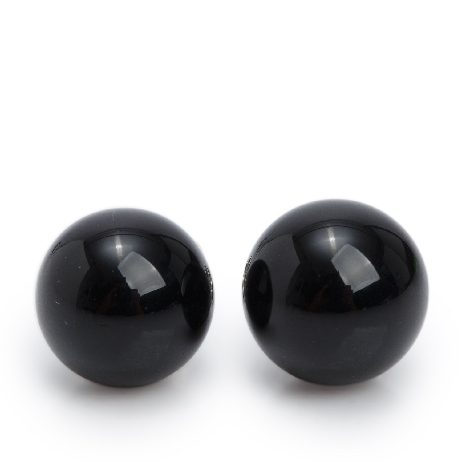 Tiffany & Co. Sterling Silver Black Onyx HardWear 10 MM Ball Earrings