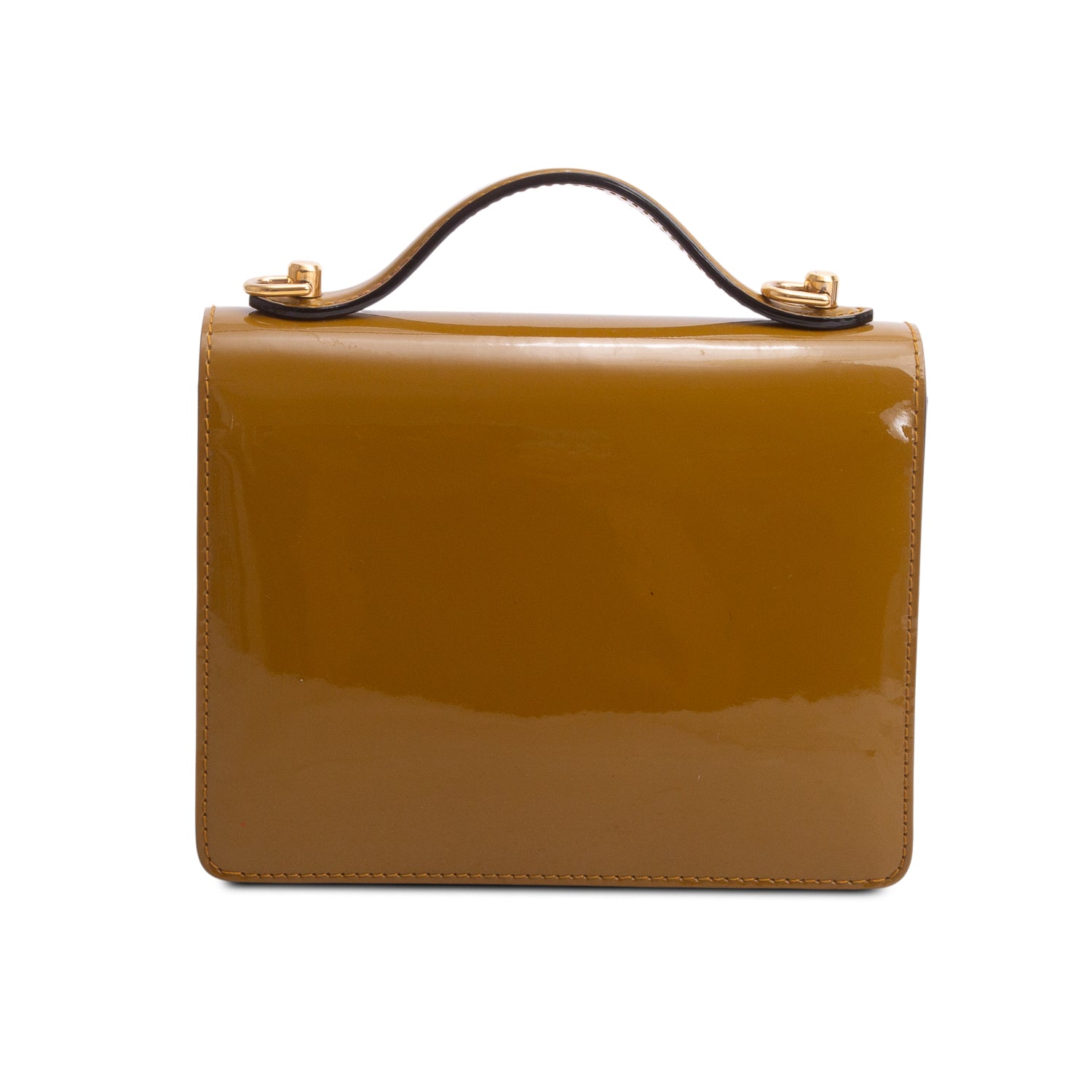 Louis Vuitton Green Vernis Monceau BB w/ Strap