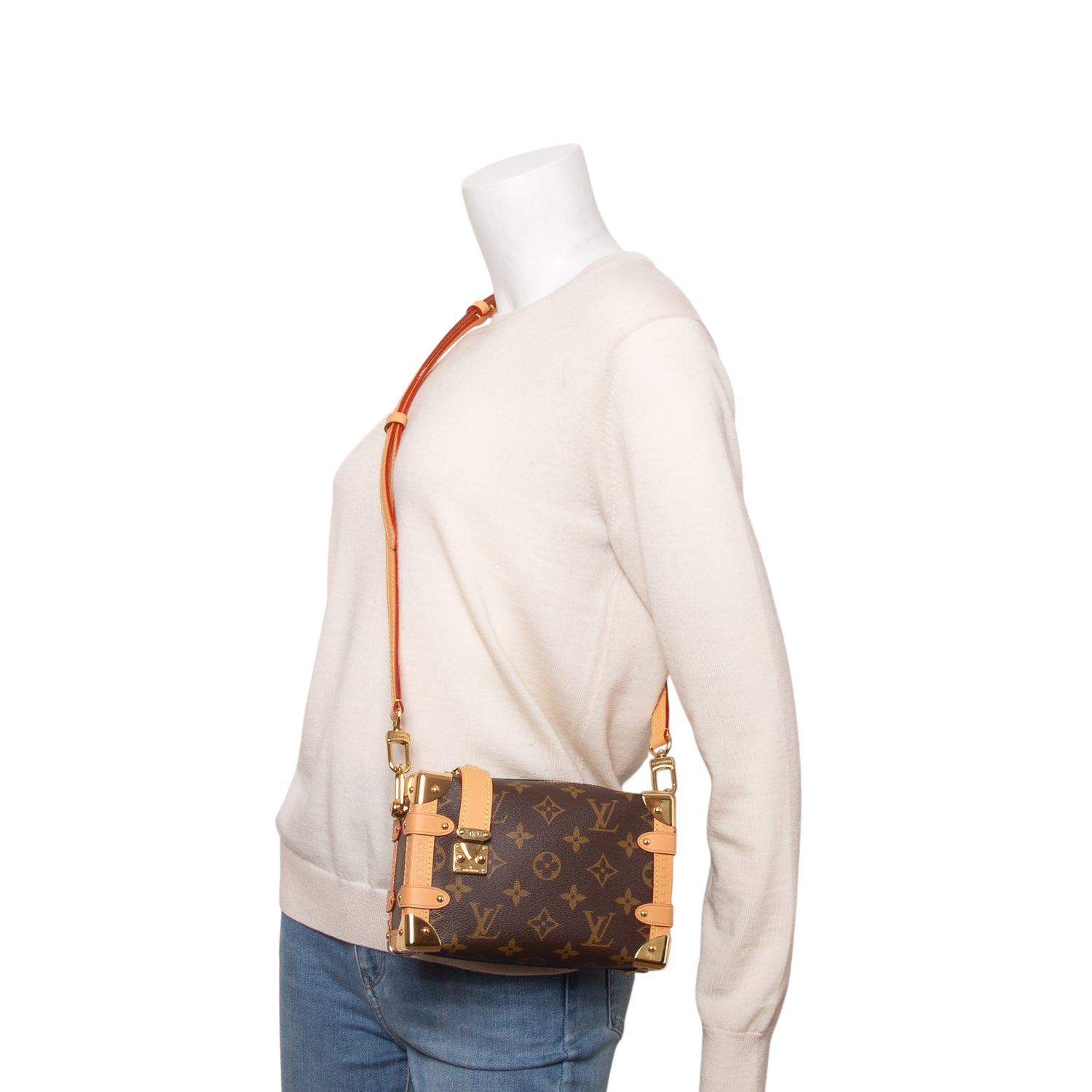 Louis Vuitton Monogram Side Trunk PM w/ Straps