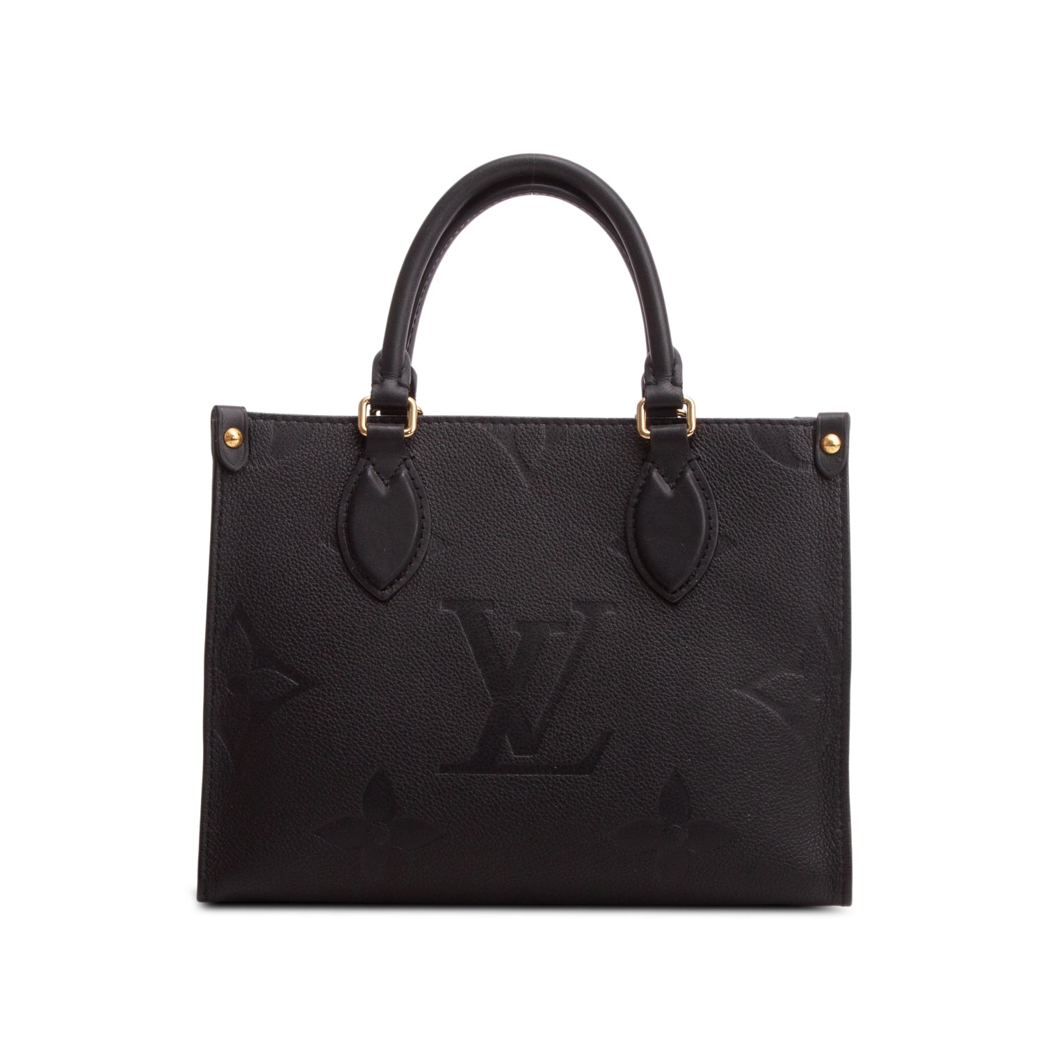 Louis Vuitton 2025 Black Empreinte Monogram OnTheGo PM w/ Box, Strap & Receipt