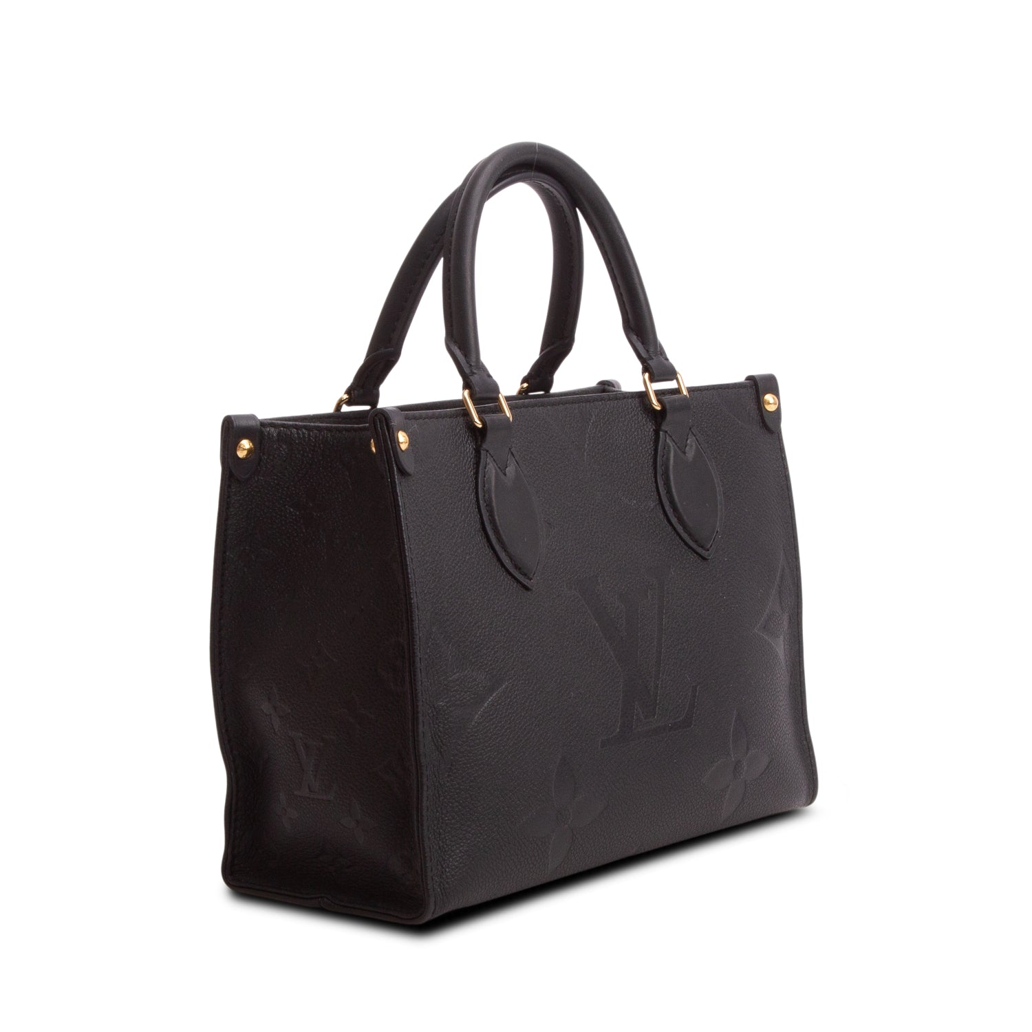 Louis Vuitton 2025 Black Empreinte Monogram OnTheGo PM w/ Box, Strap & Receipt