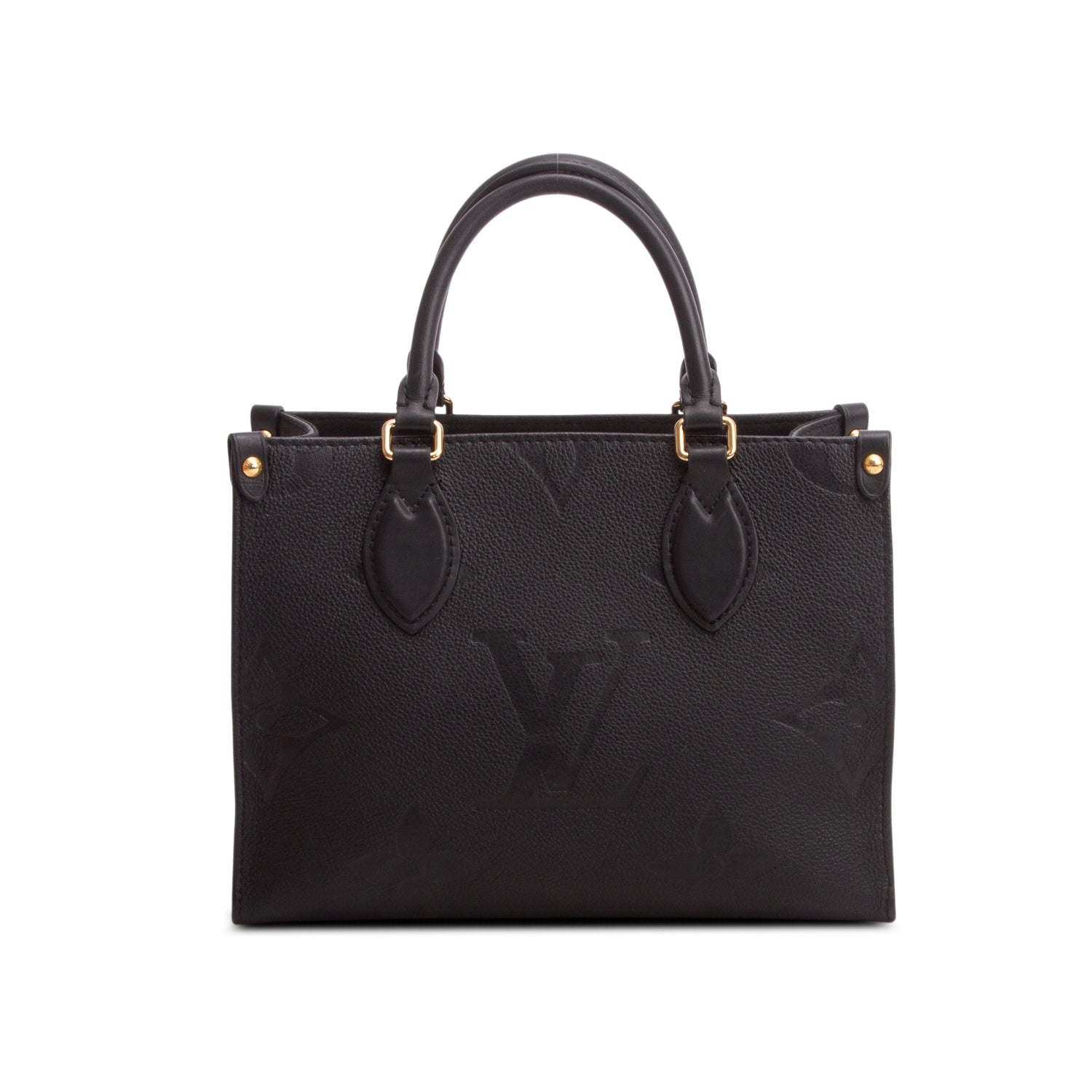 Louis Vuitton 2025 Black Empreinte Monogram OnTheGo PM w/ Box, Strap & Receipt