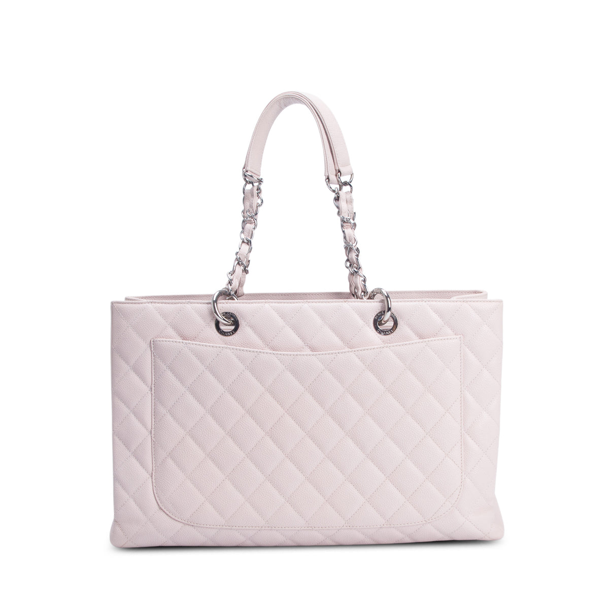 Chanel Pink Caviar Leather XL Grand Shopping Tote (GST) w/ Authenticity Card