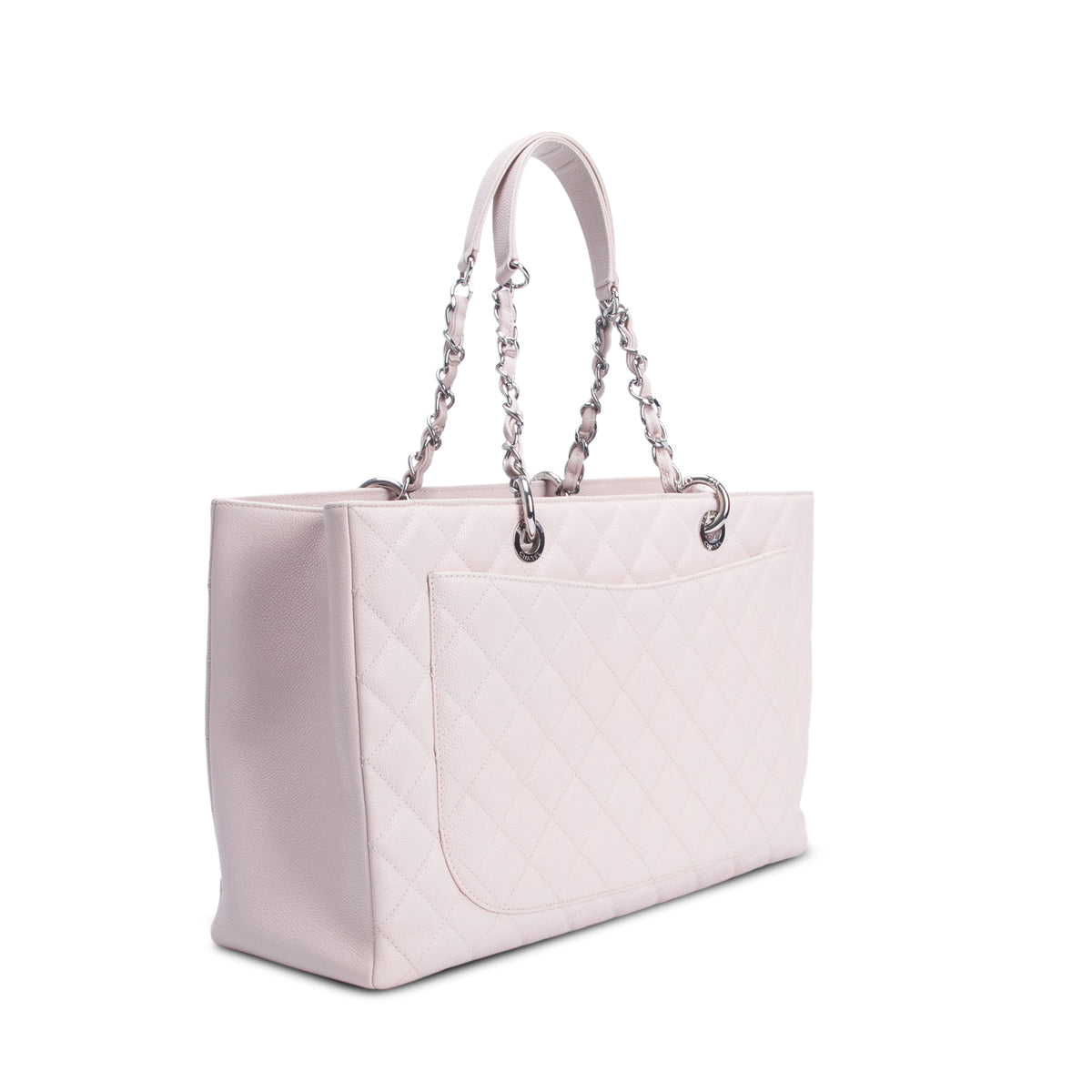 Chanel Pink Caviar Leather XL Grand Shopping Tote (GST) w/ Authenticity Card