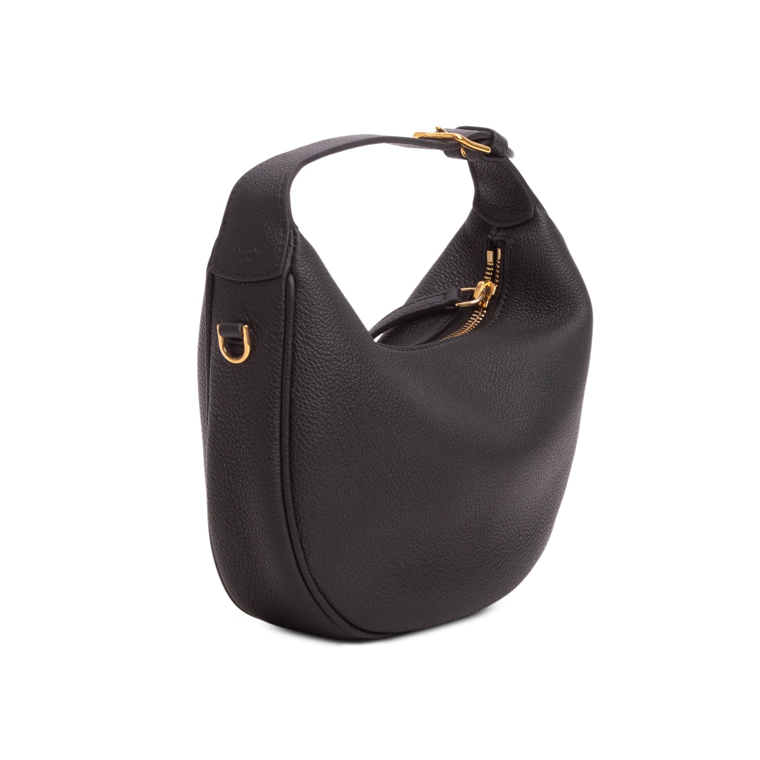 Celine 2025 Black Grained Calfskin Teen Lulu w/ Box & Strap