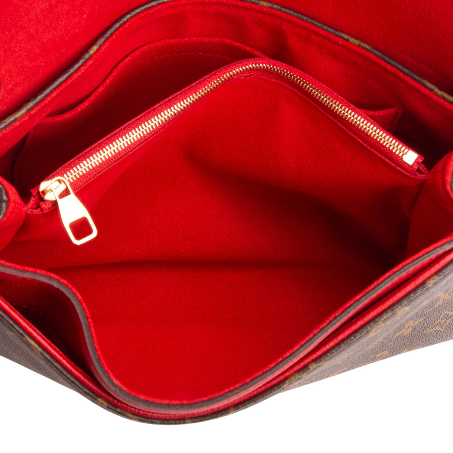 Louis Vuitton Red Monogram Pallas Chain Bag