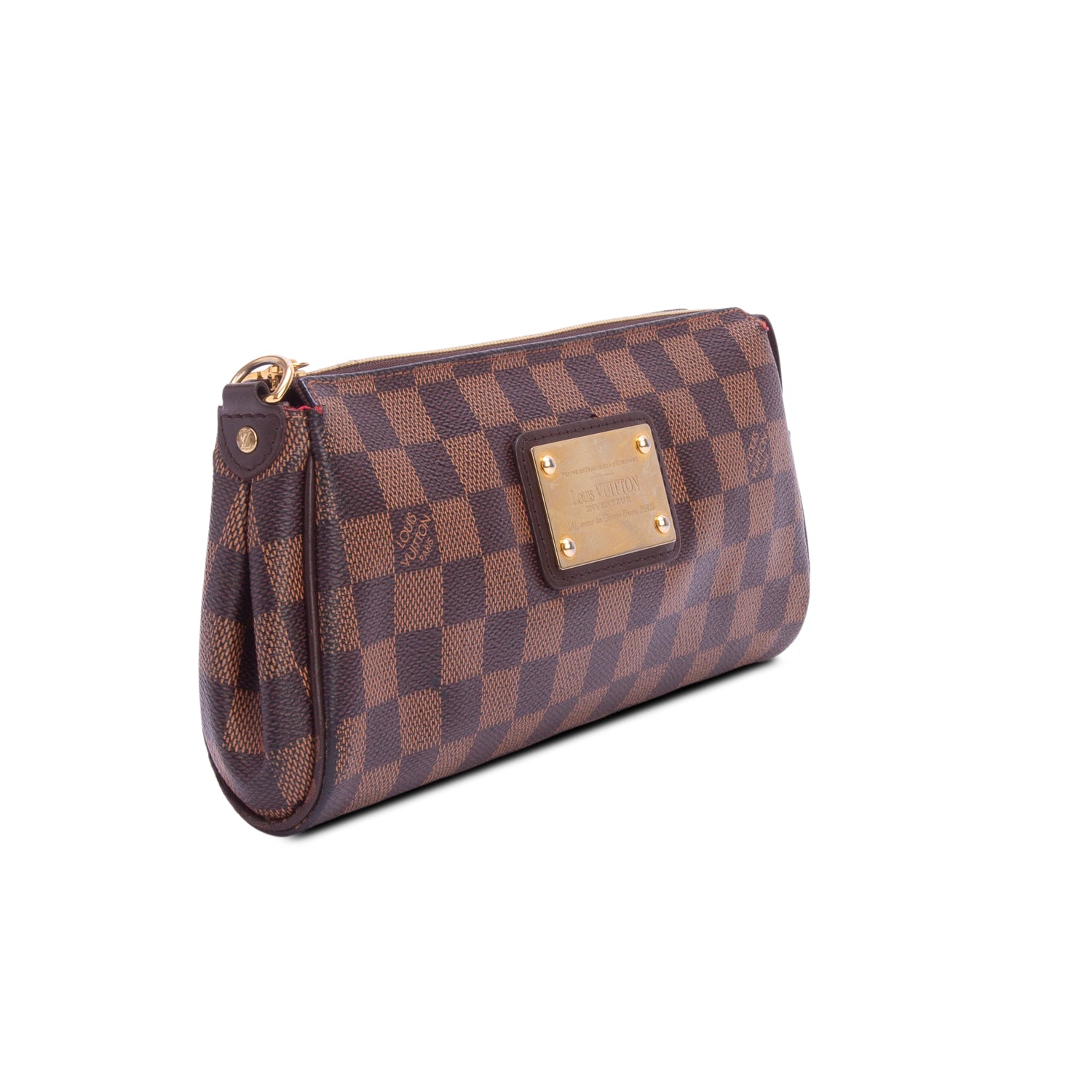 Louis Vuitton Damier Ebene Eva Clutch w/ Straps