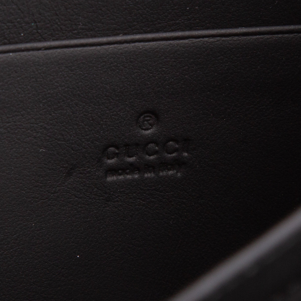 Gucci Black Suede Mini Dionysus Chain Wallet w/ Box