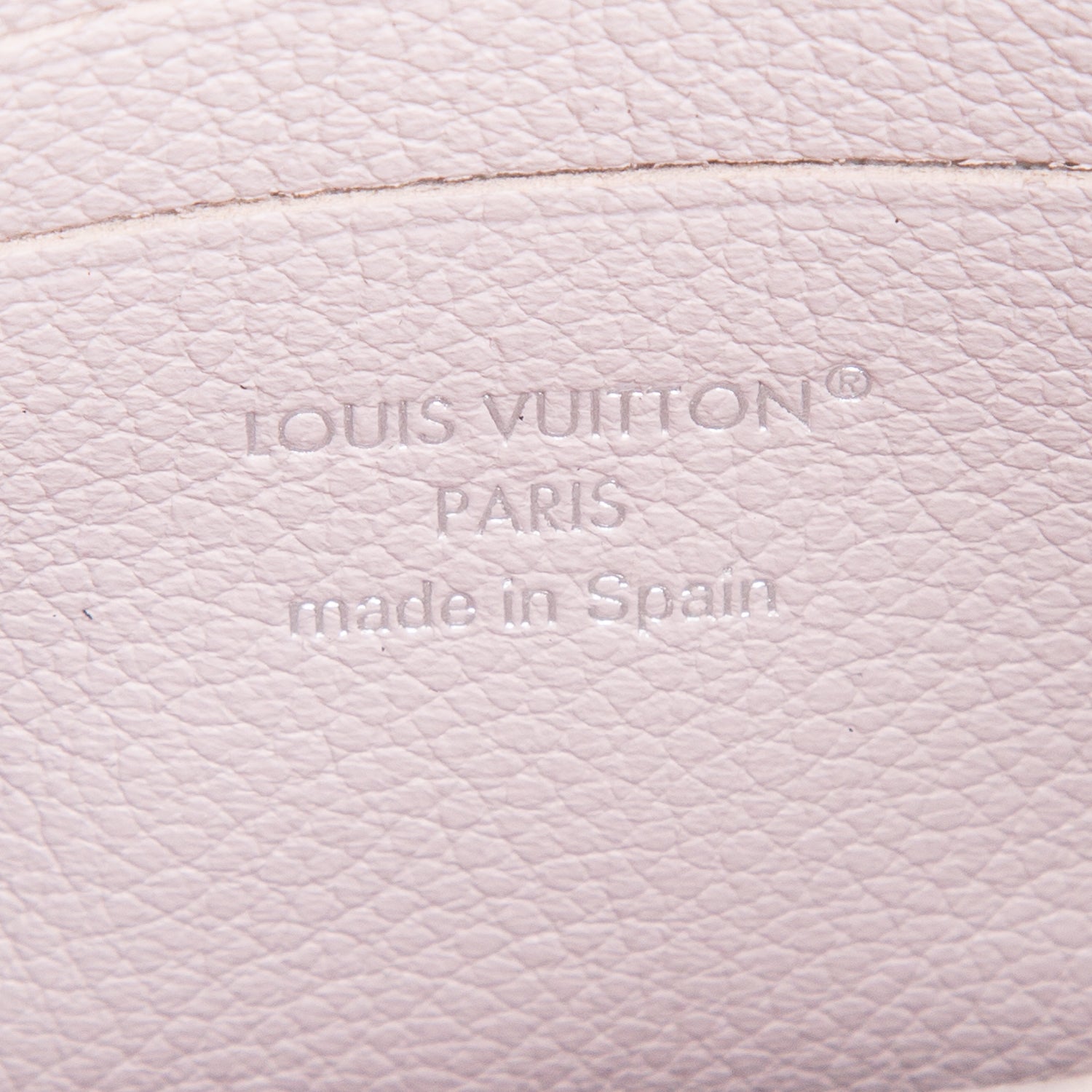 Louis Vuitton Grey Monogram Empreinte Rosy Wallet on Chain w/ Box