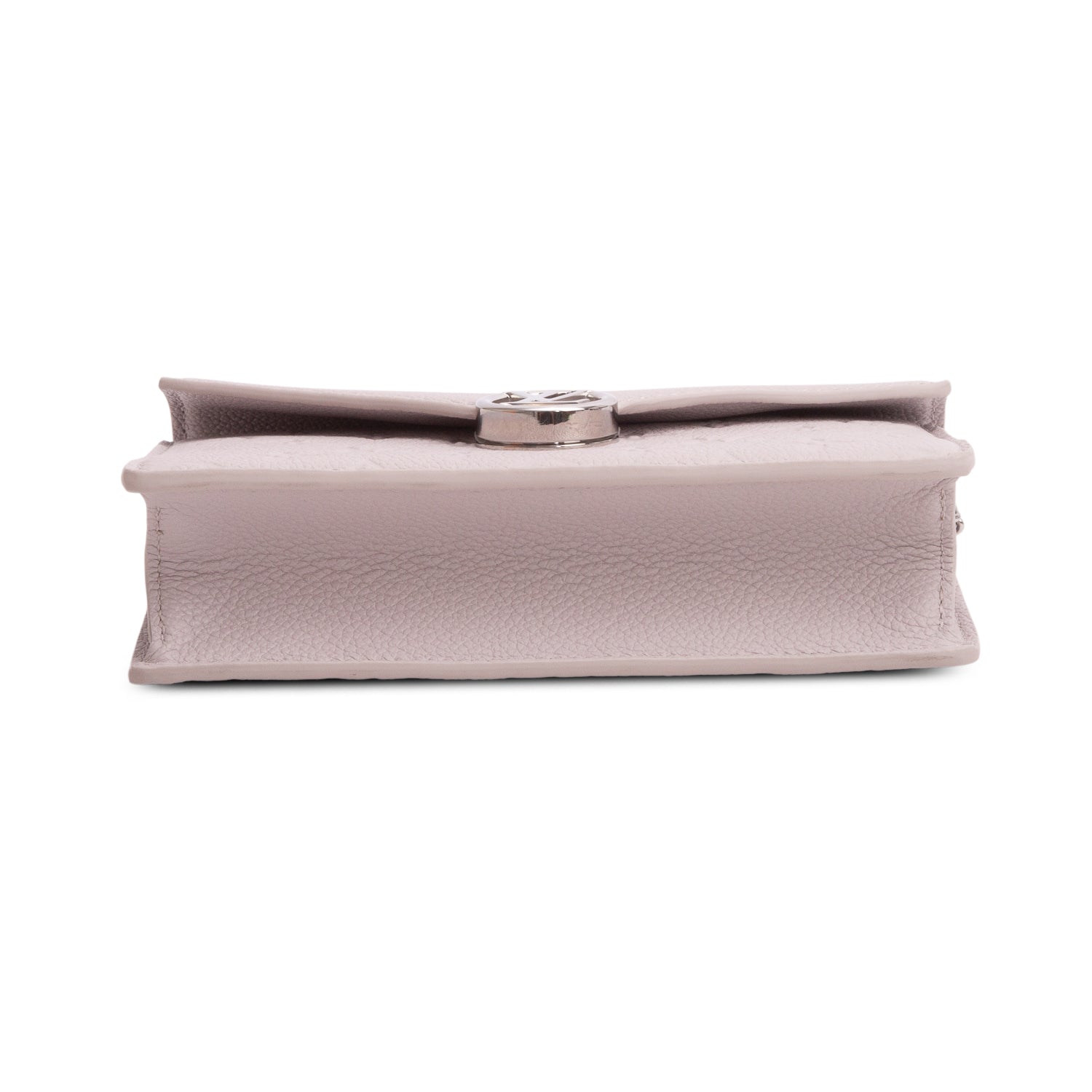 Louis Vuitton Grey Monogram Empreinte Rosy Wallet on Chain w/ Box