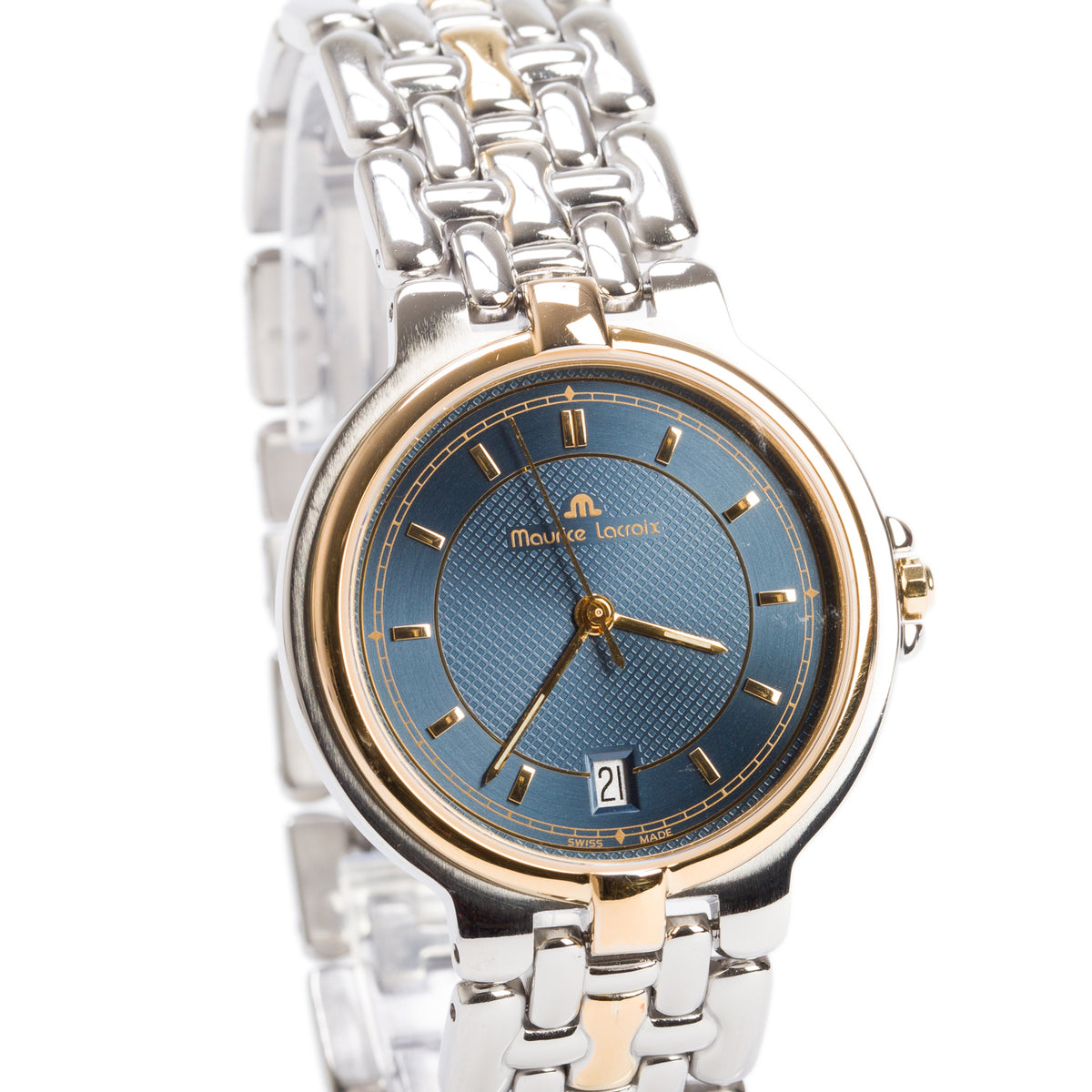 Maurice Lacroix Stainless Steel & Gold Plated Steel Classic 34 MM Quartz Watch