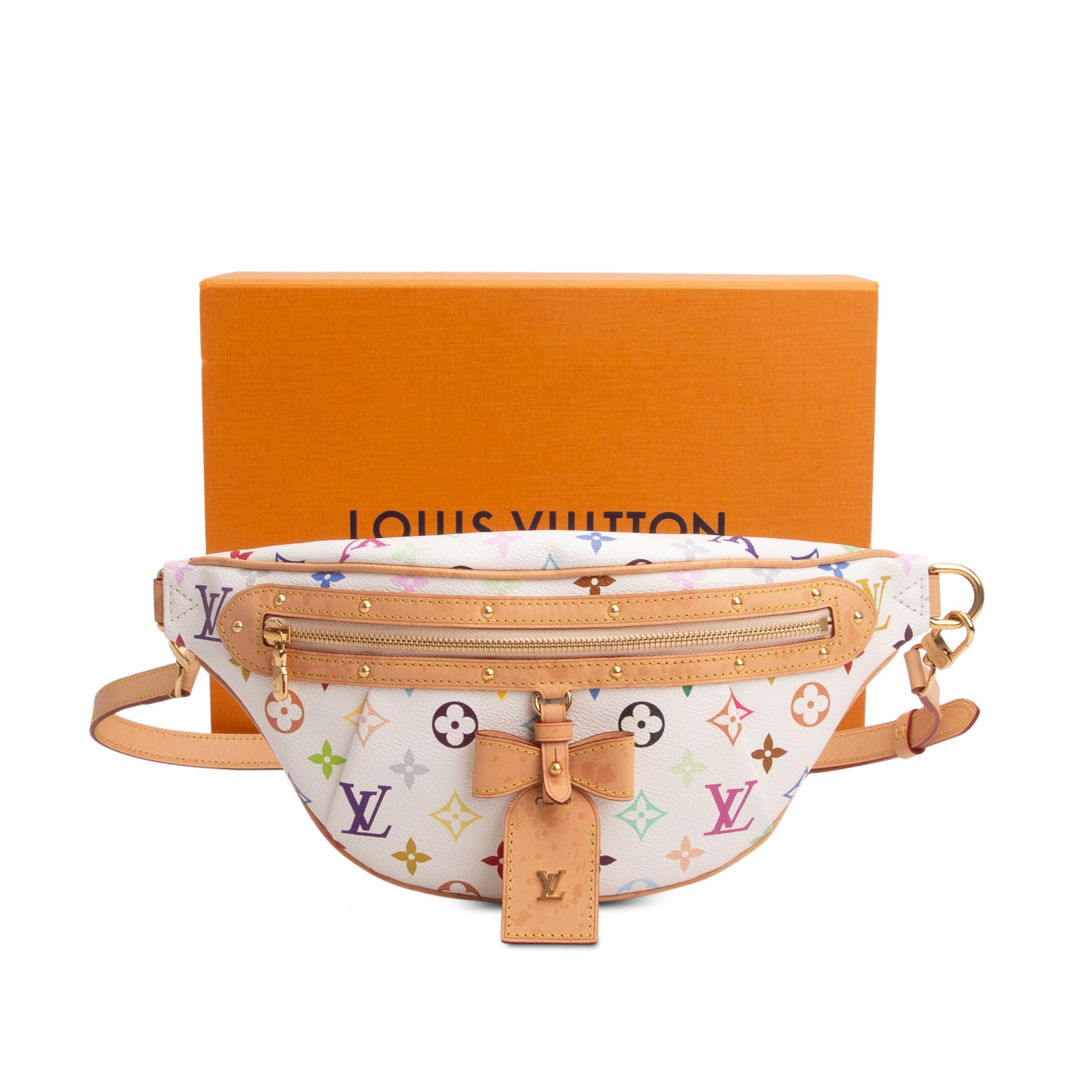 Louis Vuitton Monogram Multicolor LV x TM High Rise Bumbag w/ Box
