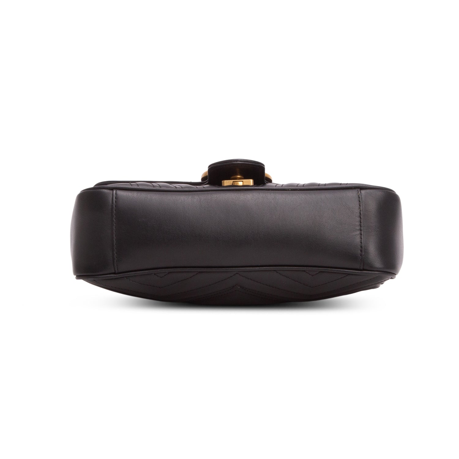 Gucci Black GG Marmont Matelasse Medium Shoulder Bag w/ Box