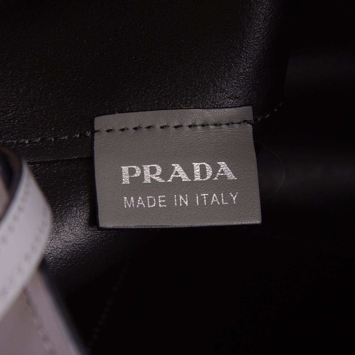 Prada Grey City Calf Tote w/ Strap