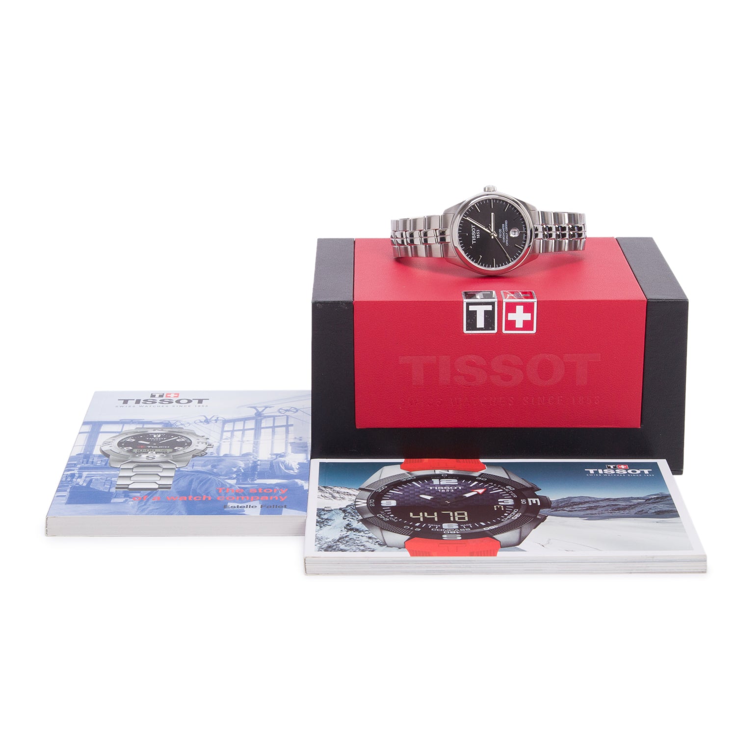 Tissot Stainless Steel PR100 39 MM Automatic Watch Black Dial w/ Box
