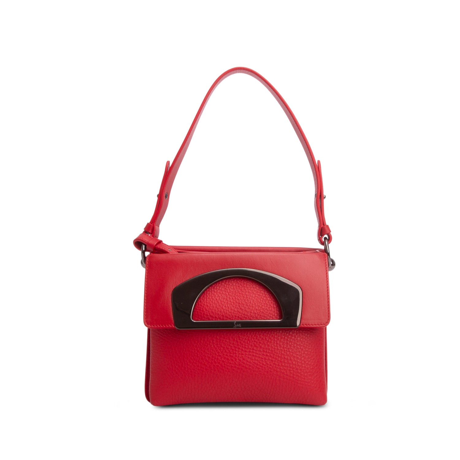 Christian Louboutin Red Calfskin Mini Passage w/ Strap