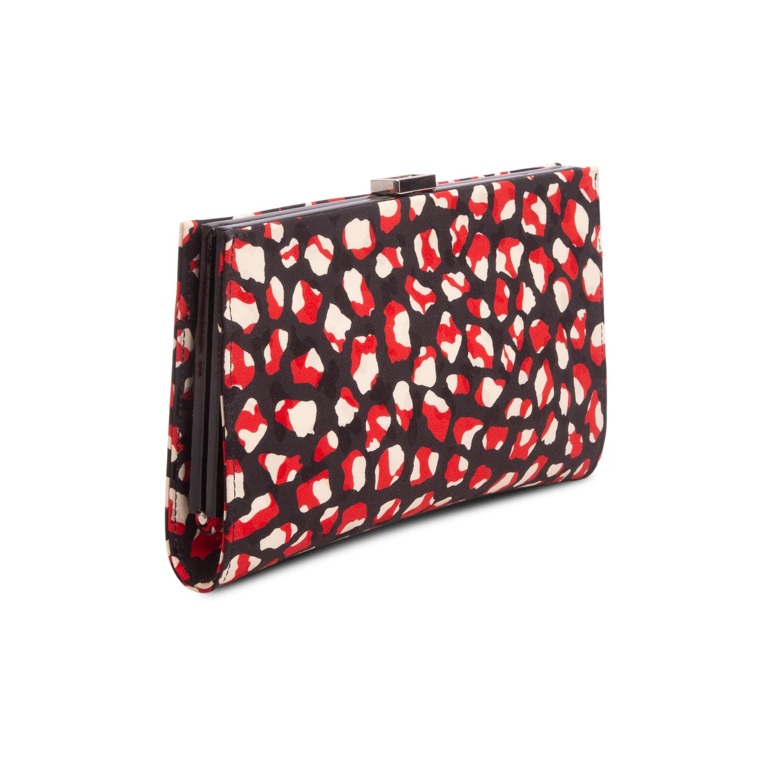 Roger Vivier Multicolor Print Mini Pilgrim Clutch w/ Box
