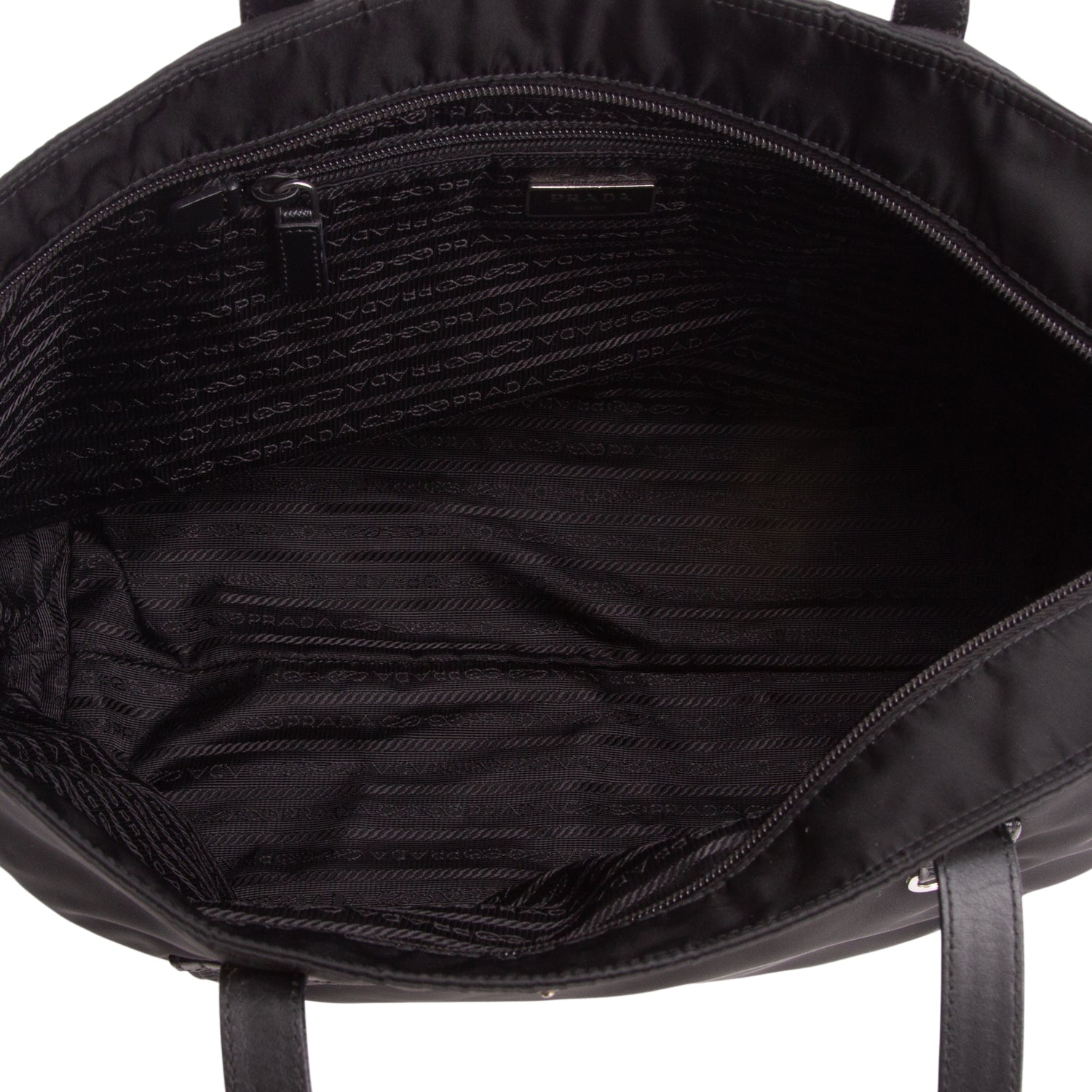 Prada Black Tessuto Nylon Tote