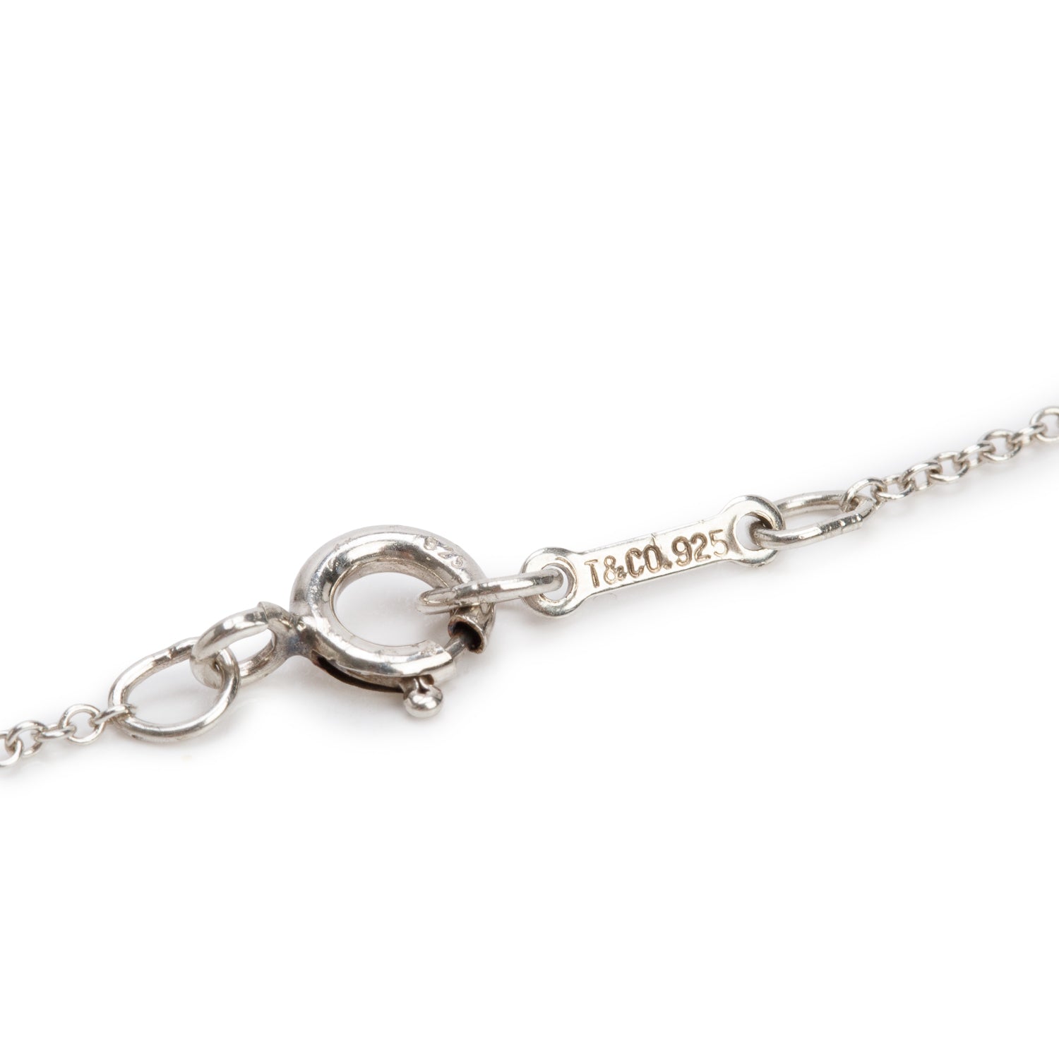 Tiffany & Co. Paloma Picasso Sterling Silver Small Loving Heart Pendant Necklace