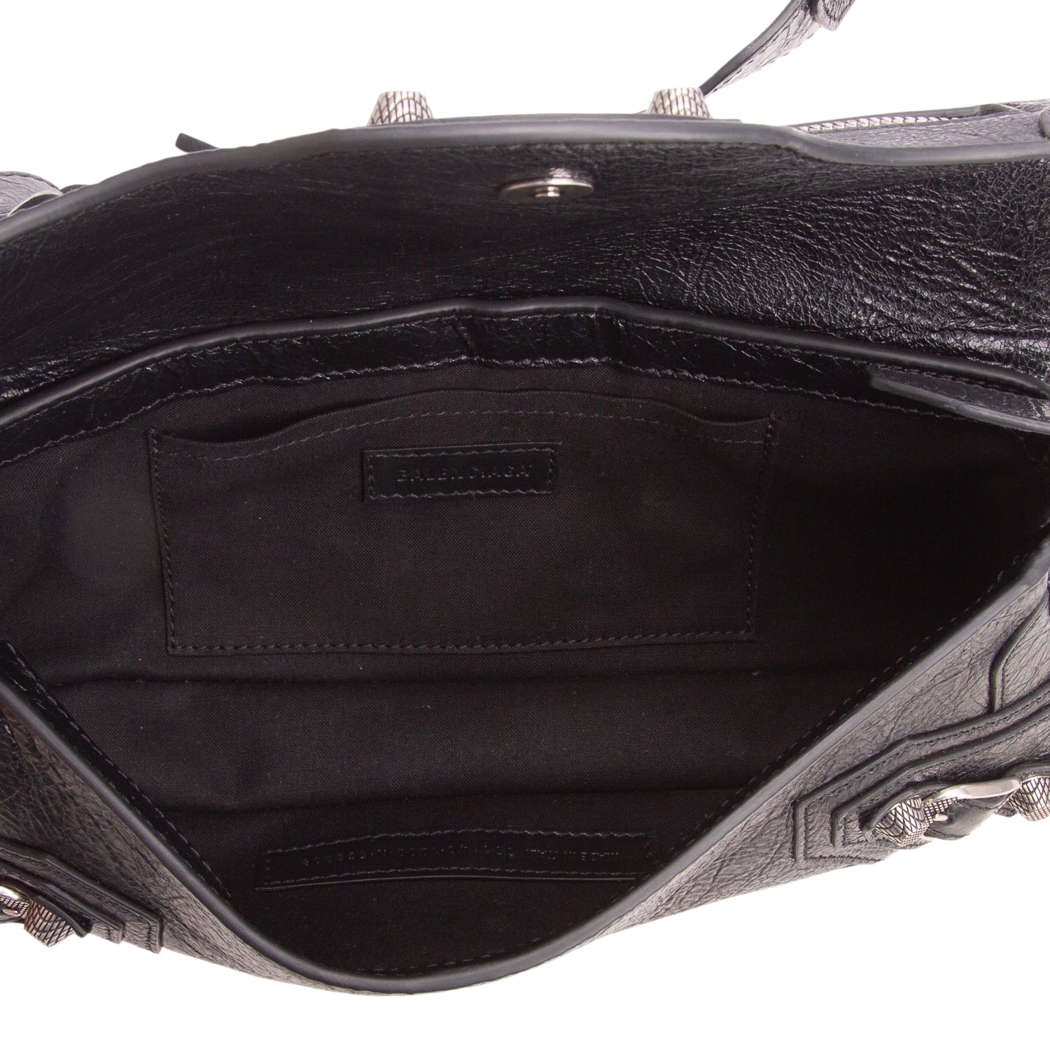 Balenciaga Black Agneau Arena Le Cagole Sling Bag XS