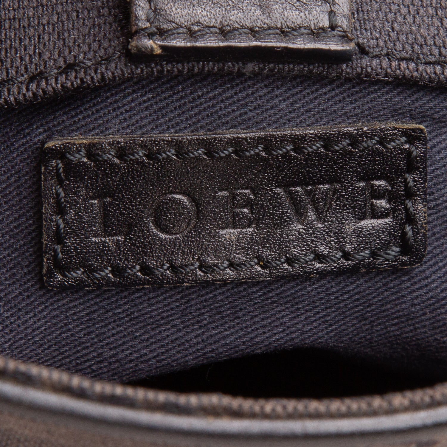 Loewe Black Anagram Canvas Mini Tote