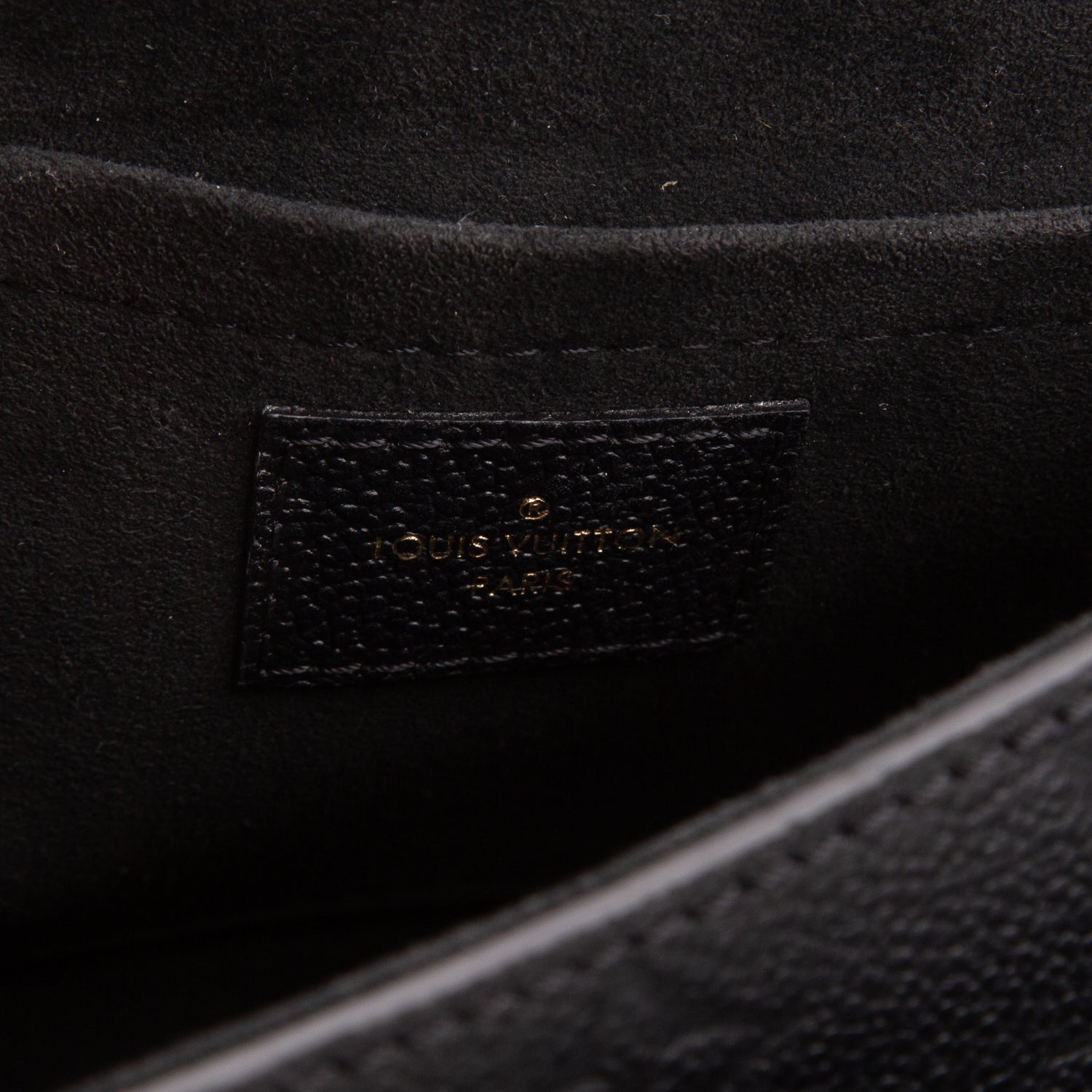 Louis Vuitton Black Monogram Empreinte Leather Vavin BB w/ Box