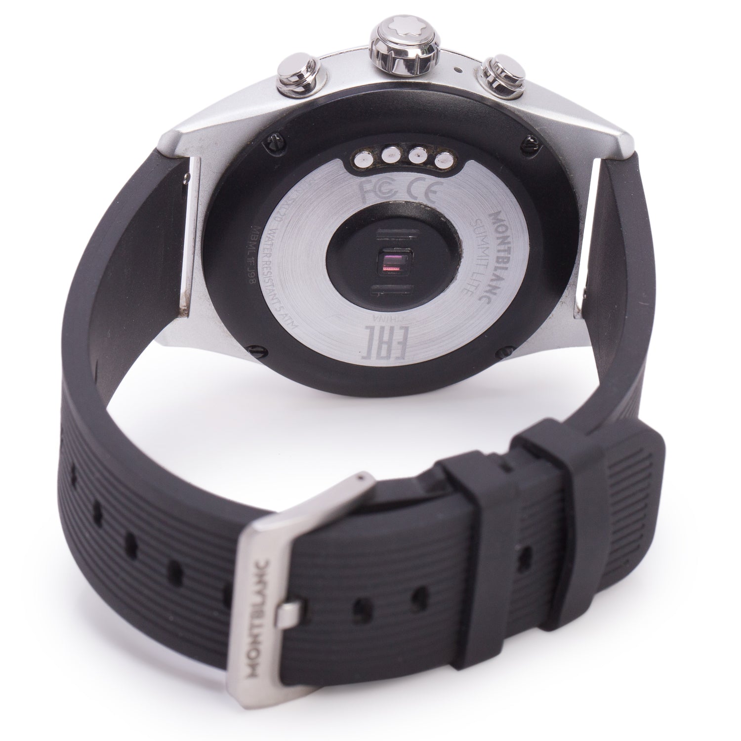 Montblanc Stainless Steel & Aluminum Summit Lite 43 MM Smartwatch SXL20 w/ Box & Charger