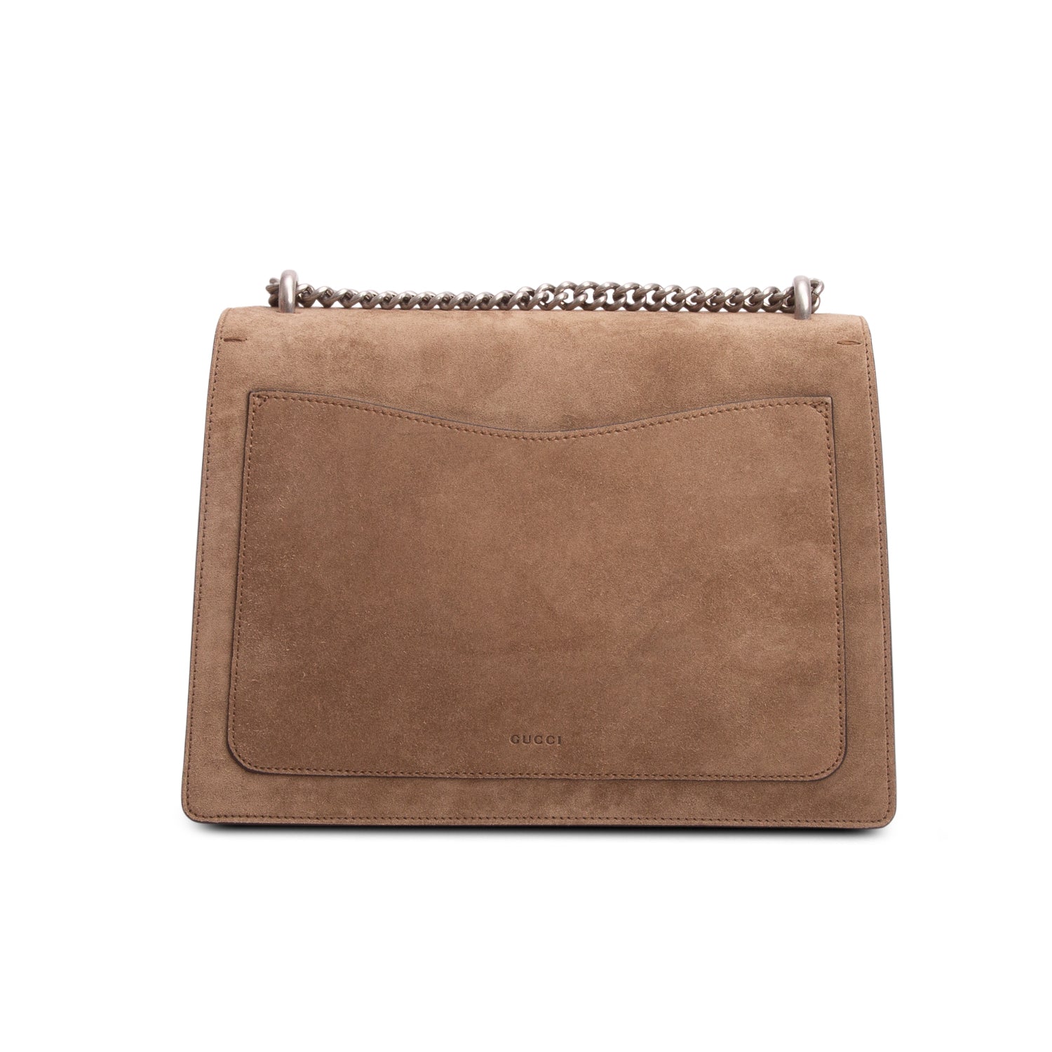 Gucci Brown Suede Medium Dionysus Shoulder Bag w/ Box