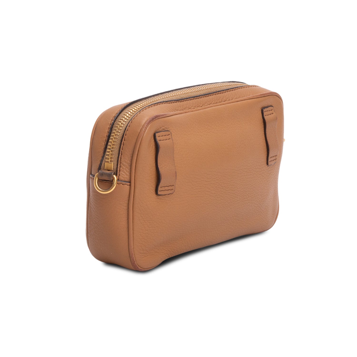 Prada Brown Vitello Daino Convertible Belt Bag w/ Straps