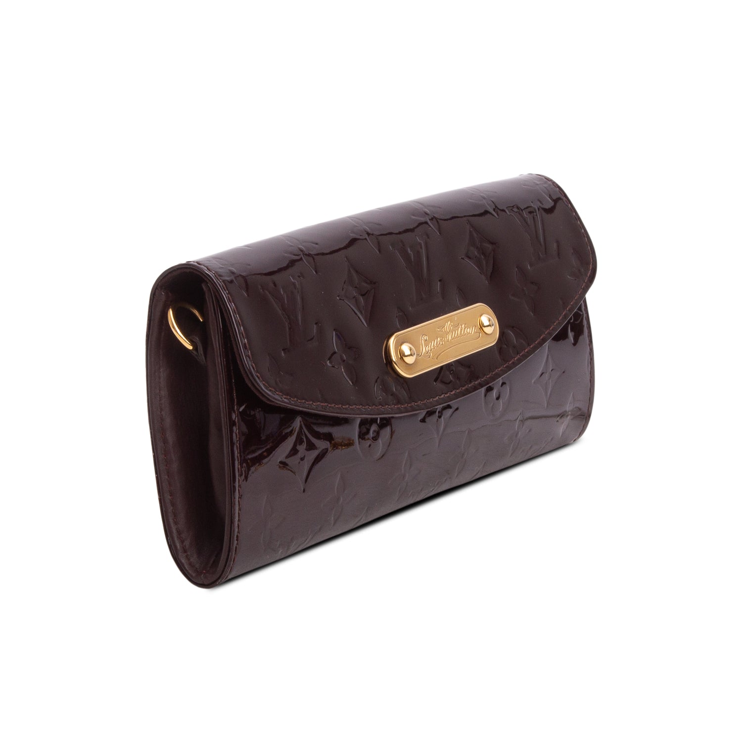 Louis Vuitton Amarante Vernis Sunset Boulevard Clutch