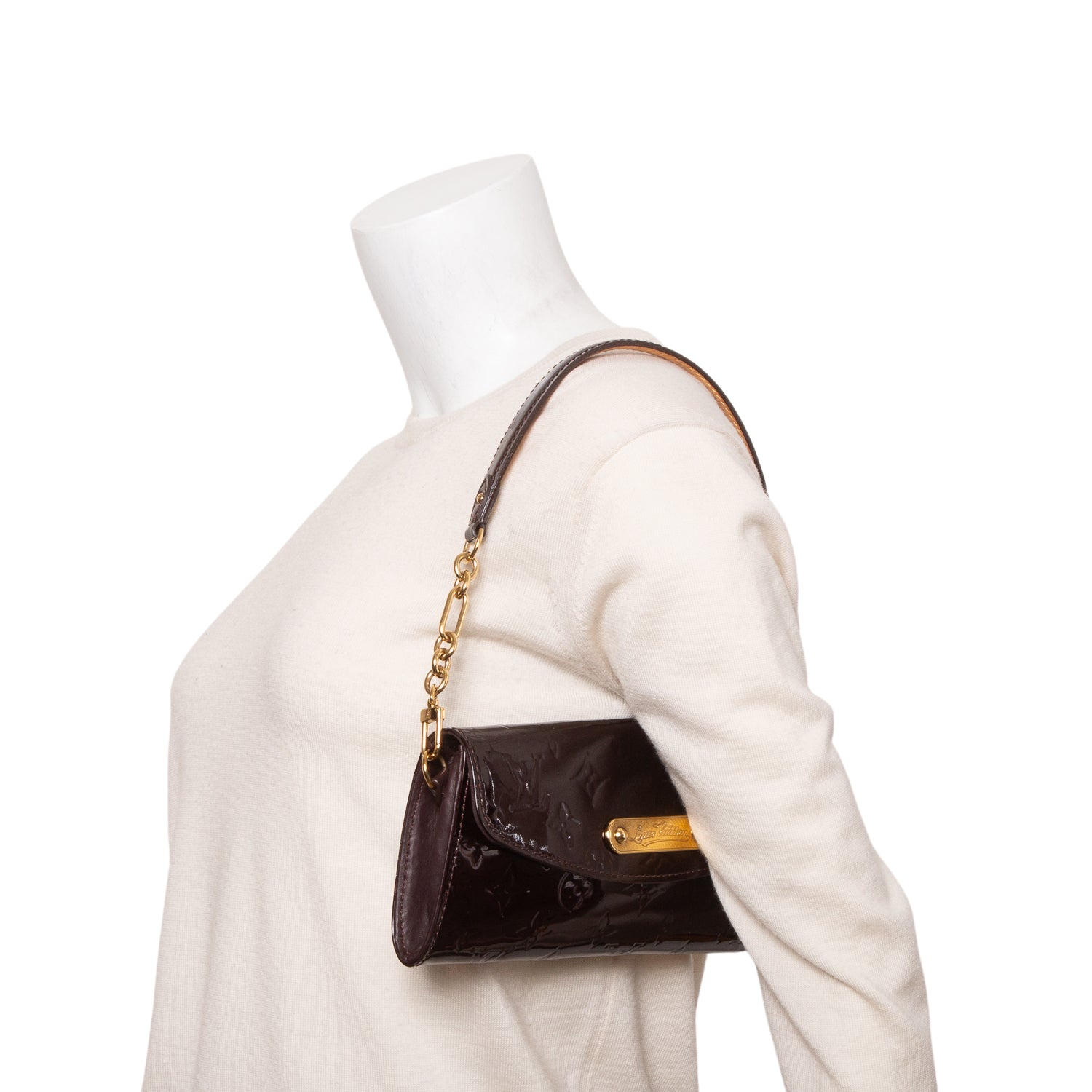 Louis Vuitton Amarante Vernis Sunset Boulevard Clutch