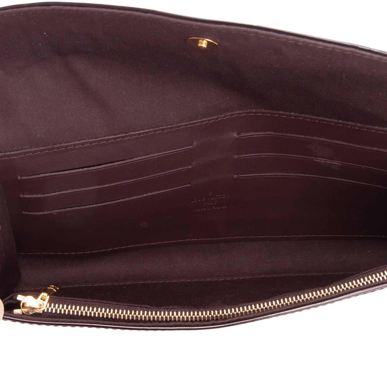 Louis Vuitton Amarante Vernis Sunset Boulevard Clutch