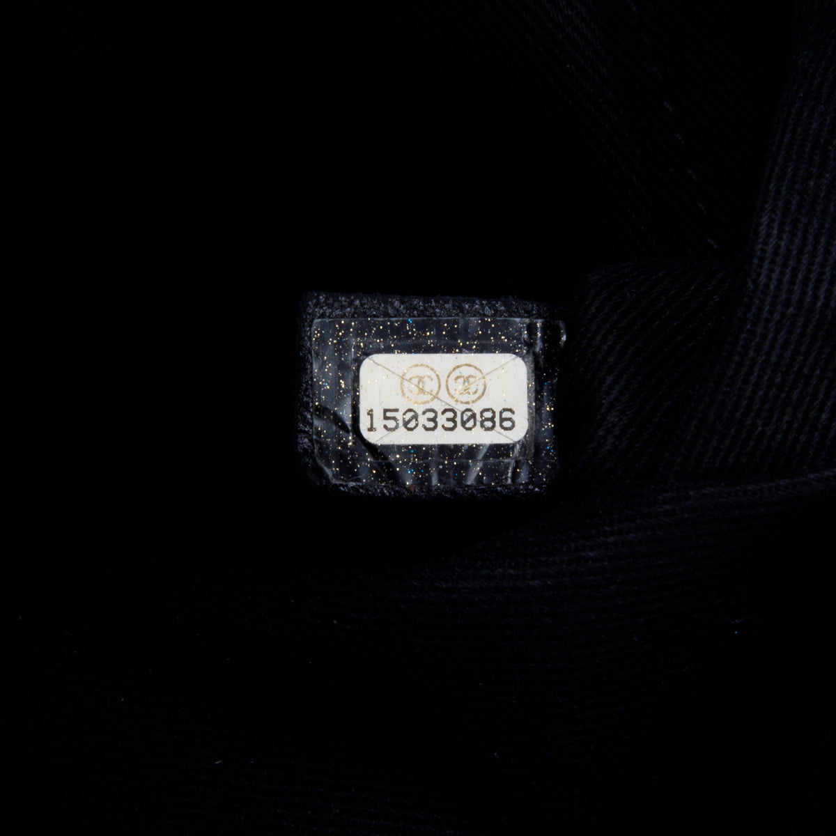 Chanel Black Quilted Caviar Large Juste Mademoiselle Bowling Bag w/ Authenticity Card