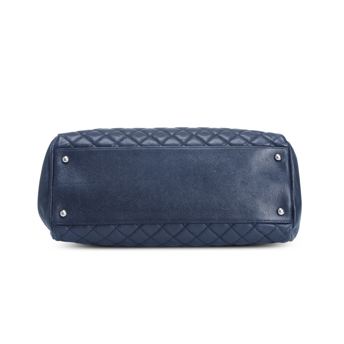Chanel Black Quilted Caviar Large Juste Mademoiselle Bowling Bag w/ Authenticity Card