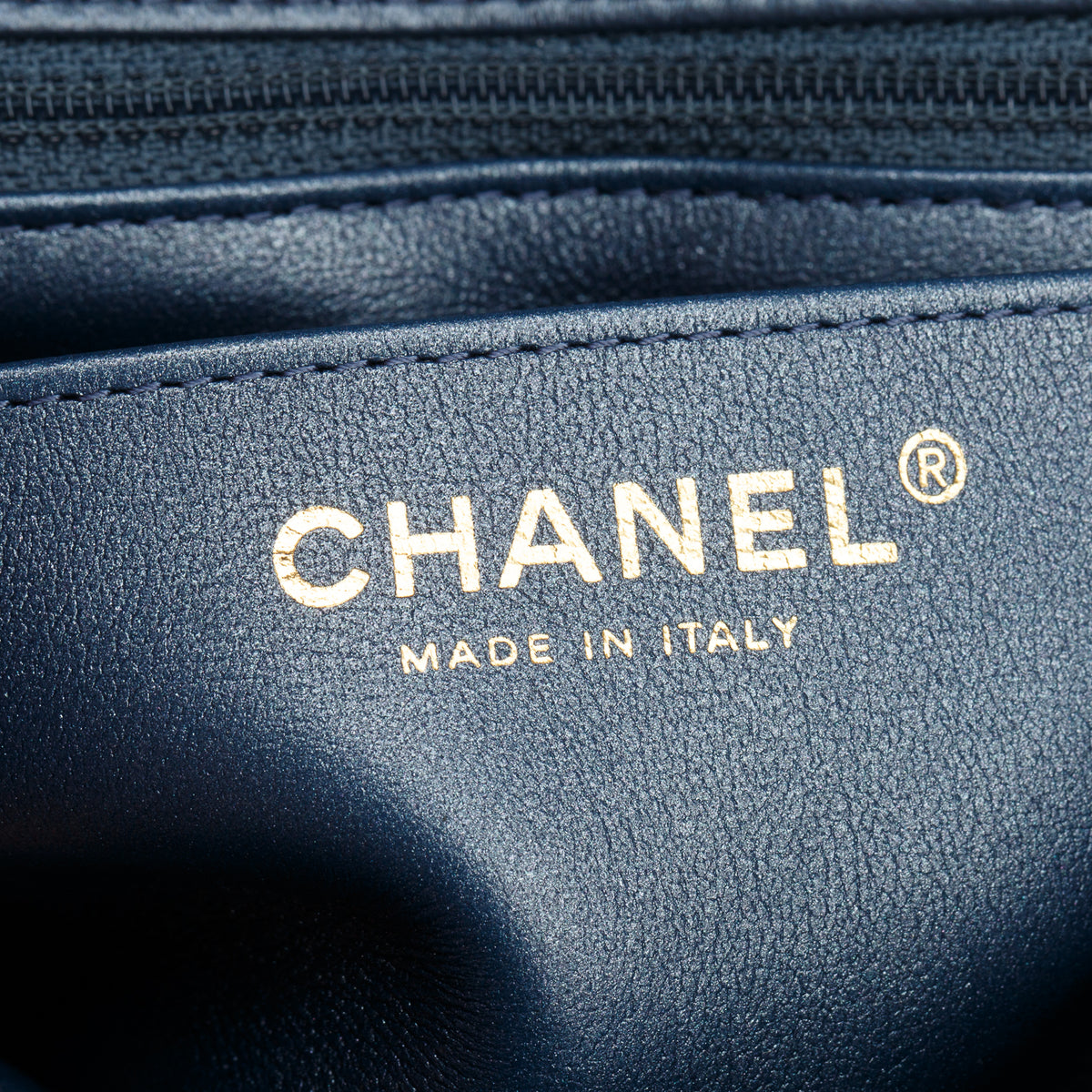 Chanel Blue Washed Denim Quilted Mini Rectangular Flap w/ Box